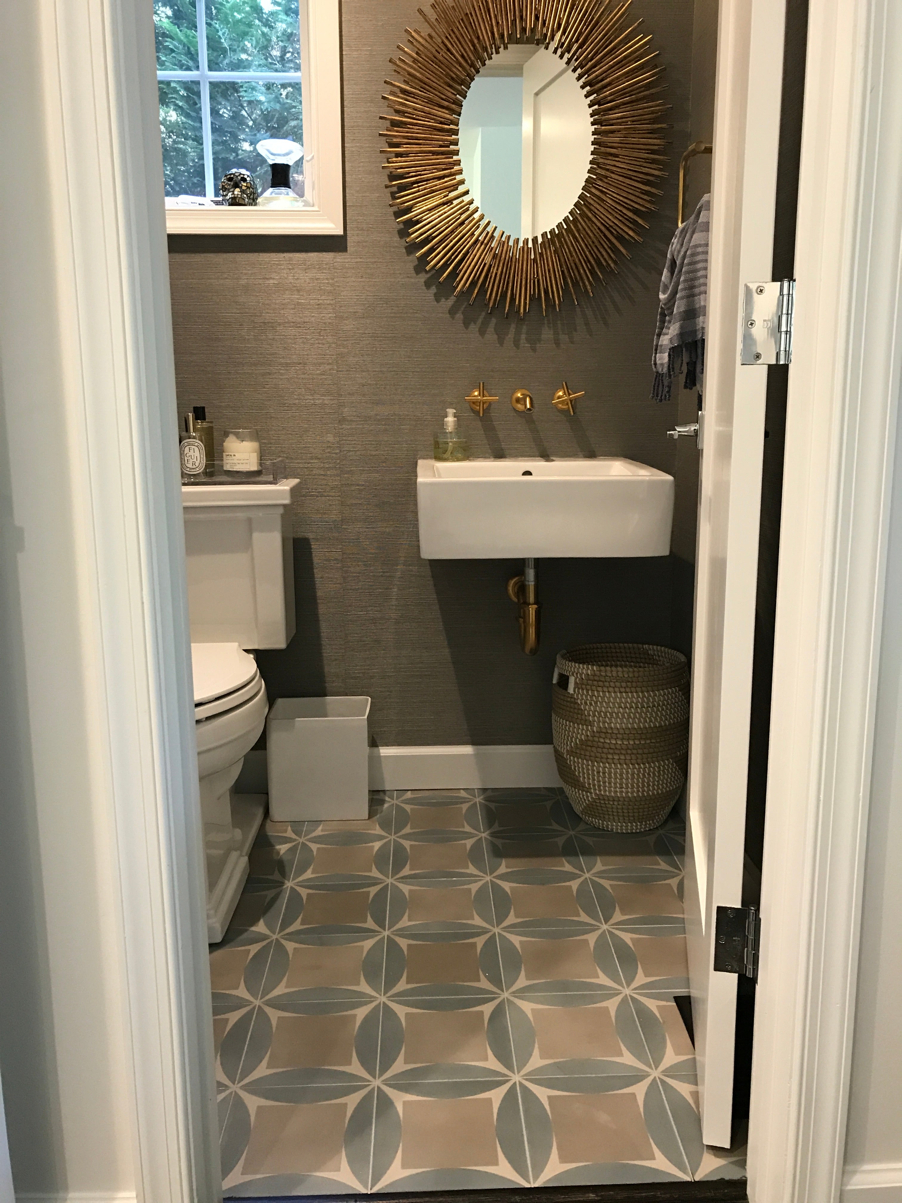 Culla Cement Tile Bathroom - Cemento Collection