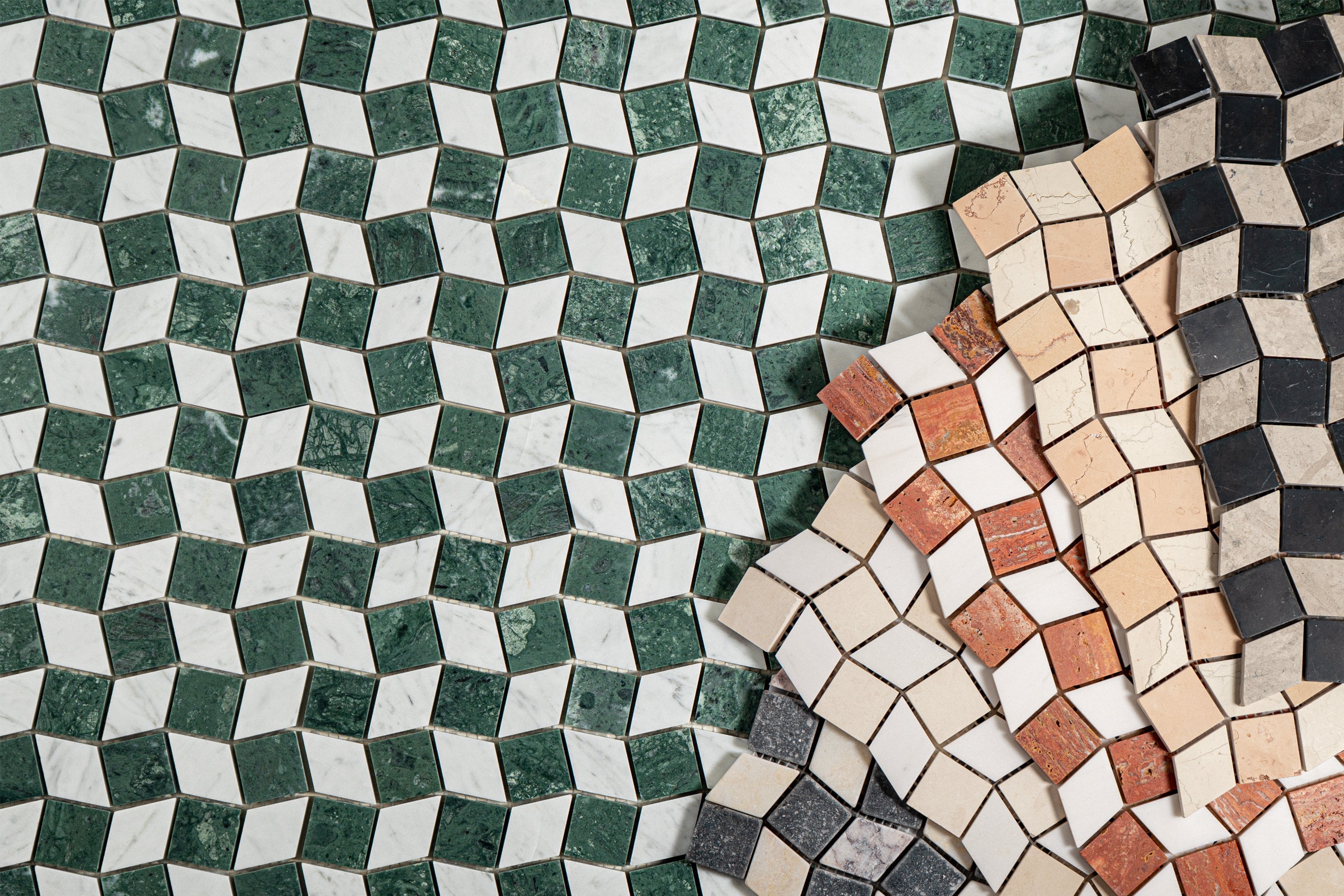 Dizzy Mosaic Tiles - Cemento Collection