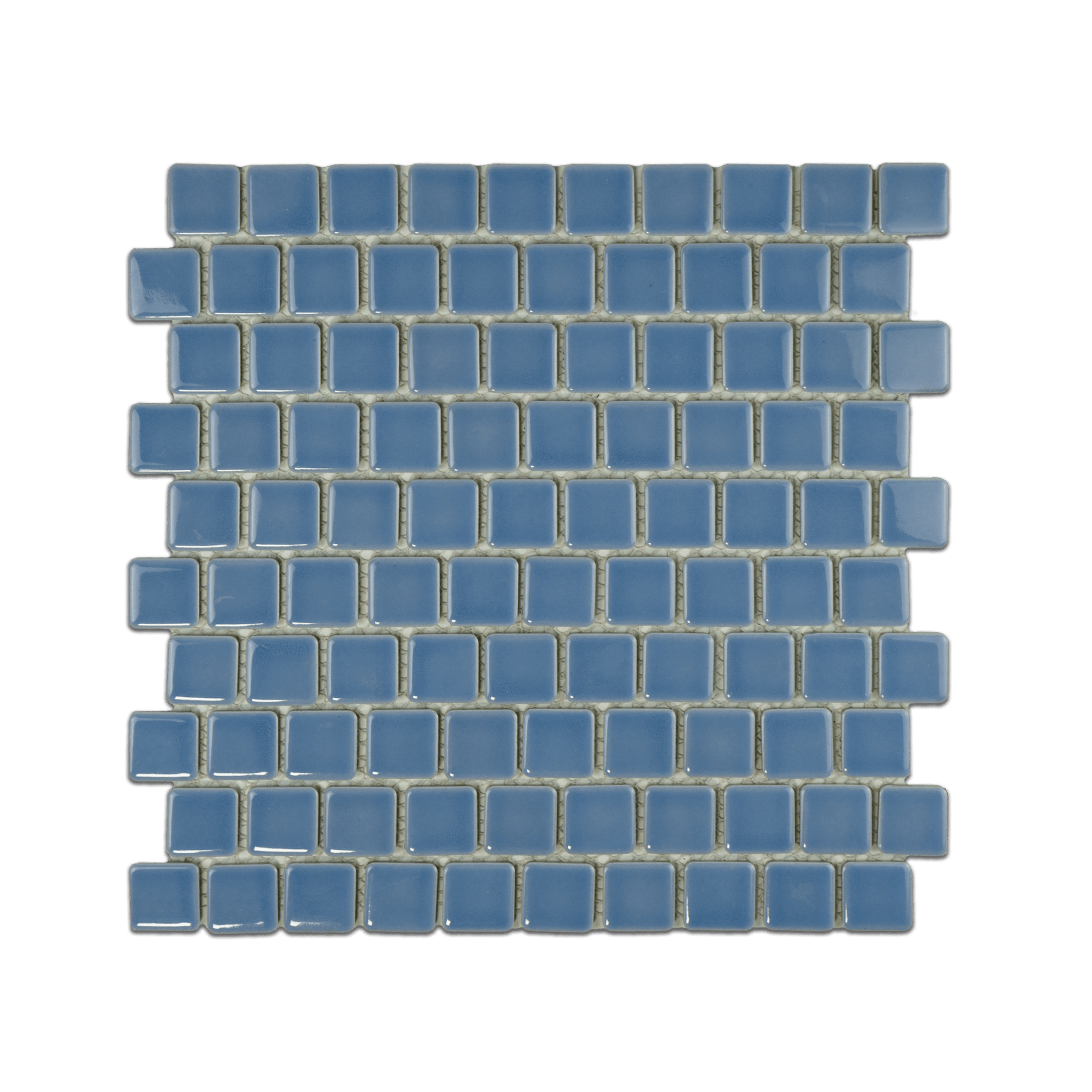 1x1 Sky Blue Pool Mosaic Tile - Cemento Collection