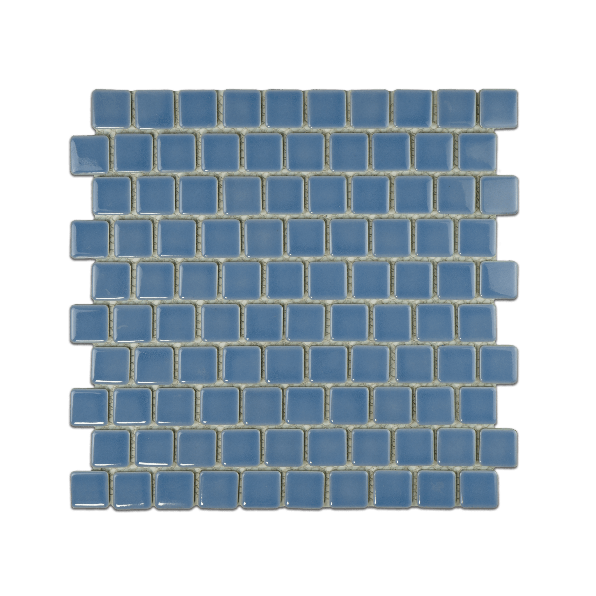 1x1 Sky Blue Pool Mosaic Tile - Cemento Collection