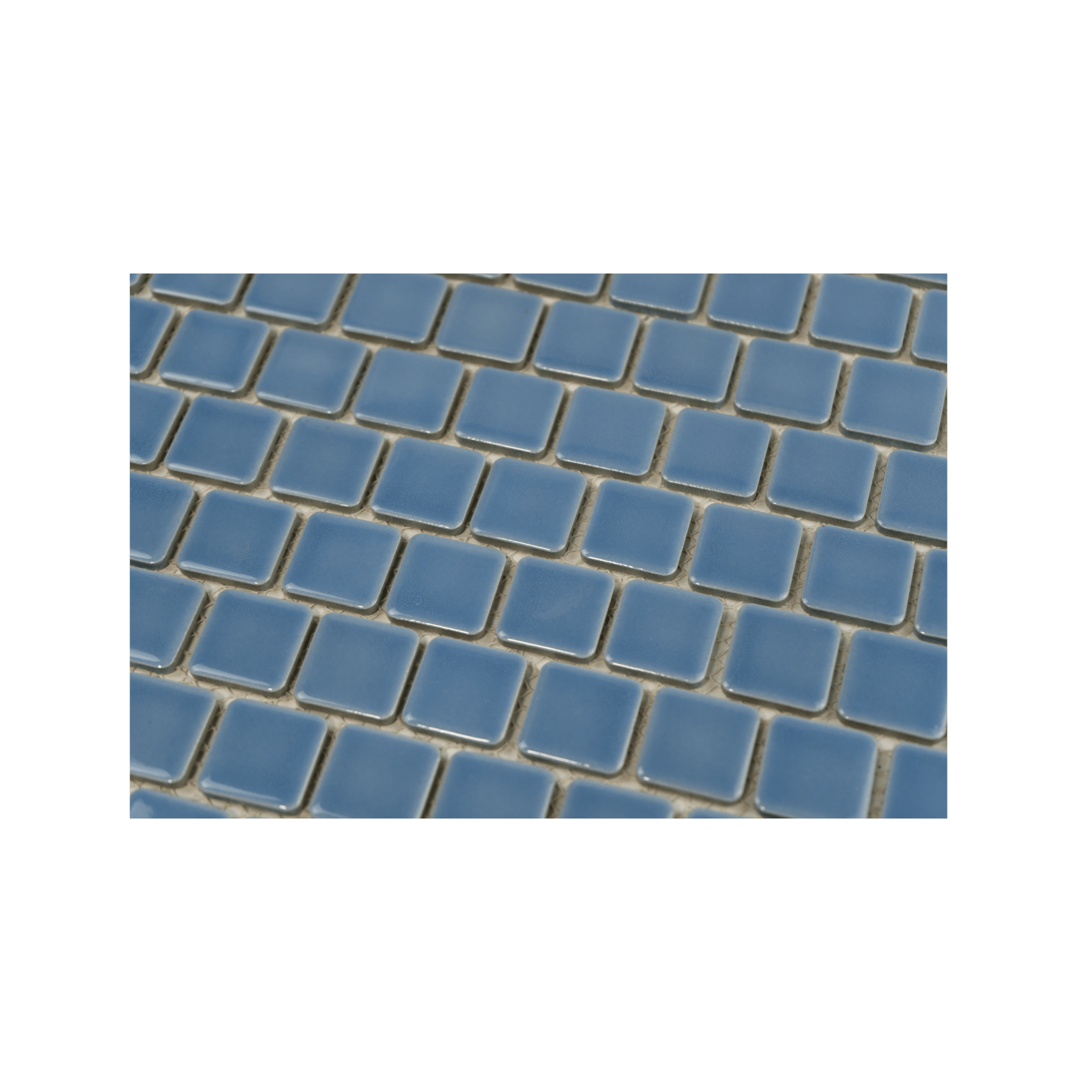 1x1 Sky Blue Pool Mosaic Tile - Cemento Collection