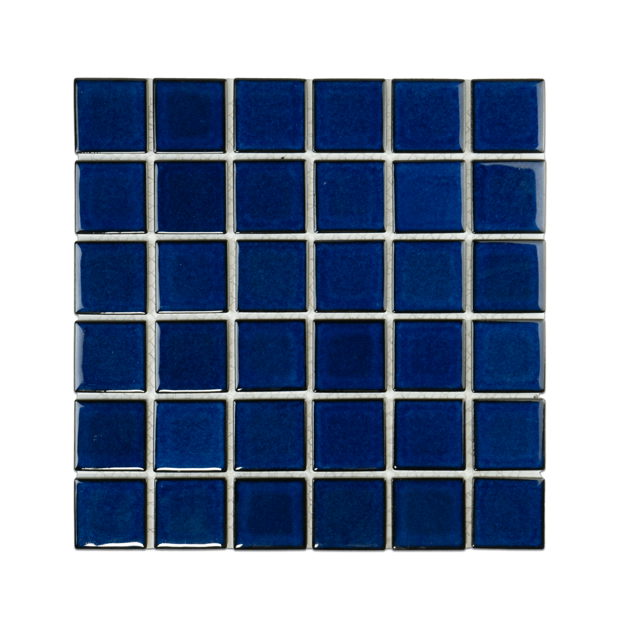 2x2 Cobalt Blue Pool Mosaic Tile - Cemento Collection
