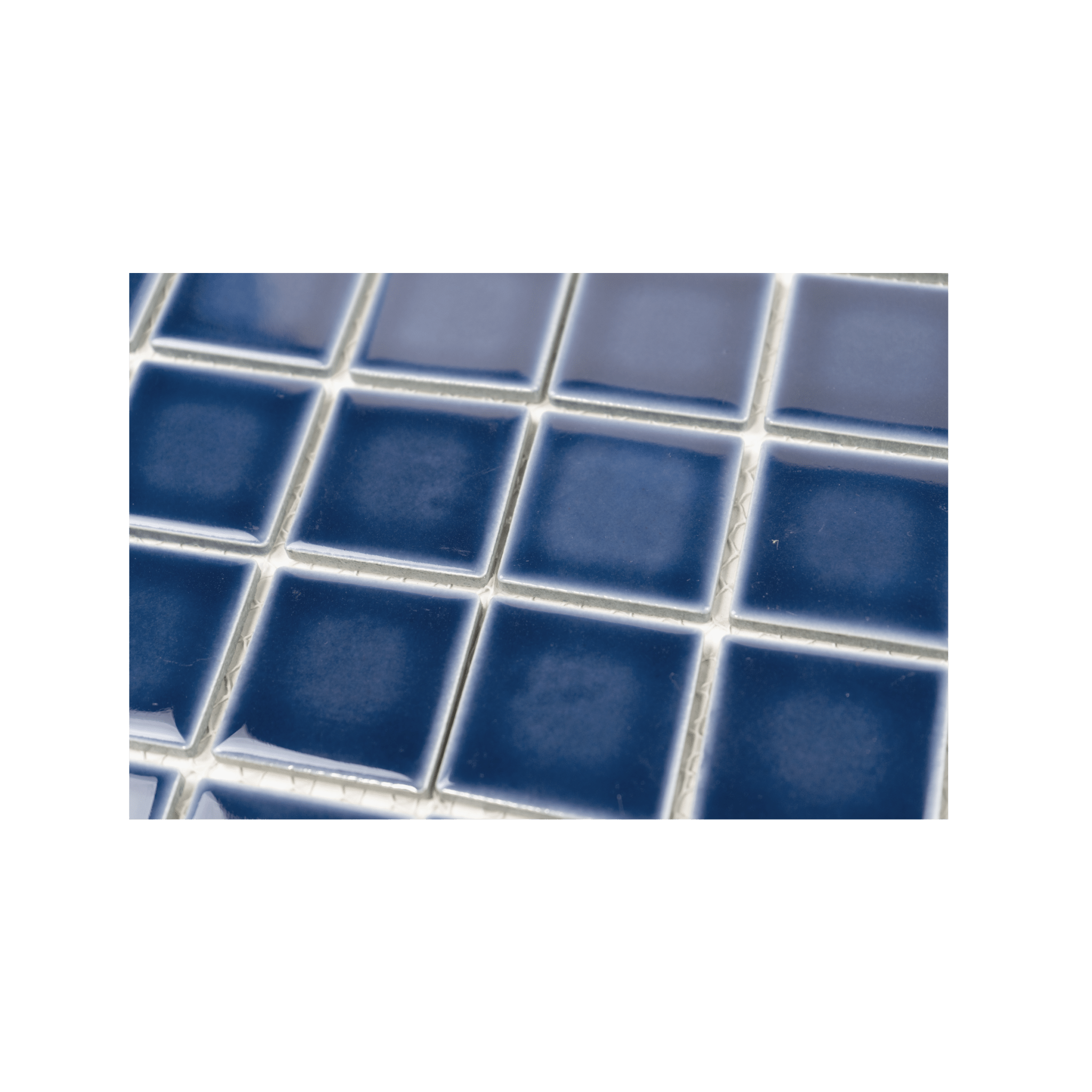 2x2 Navy Blue Pool Mosaic Tile - Cemento Collection