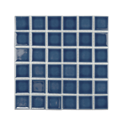 2x2 Navy Blue Pool Mosaic Tile - Cemento Collection