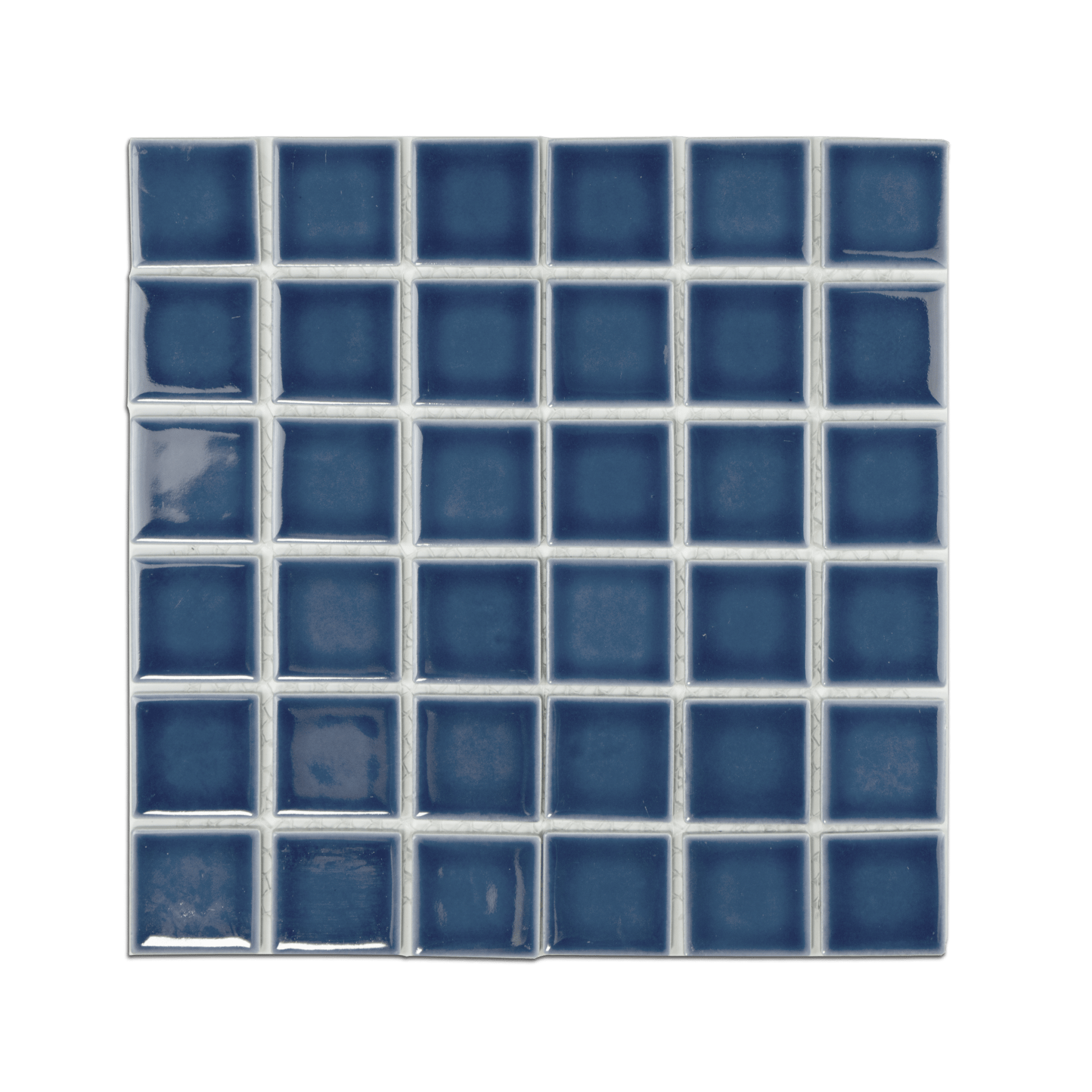 2x2 Navy Blue Pool Mosaic Tile - Cemento Collection