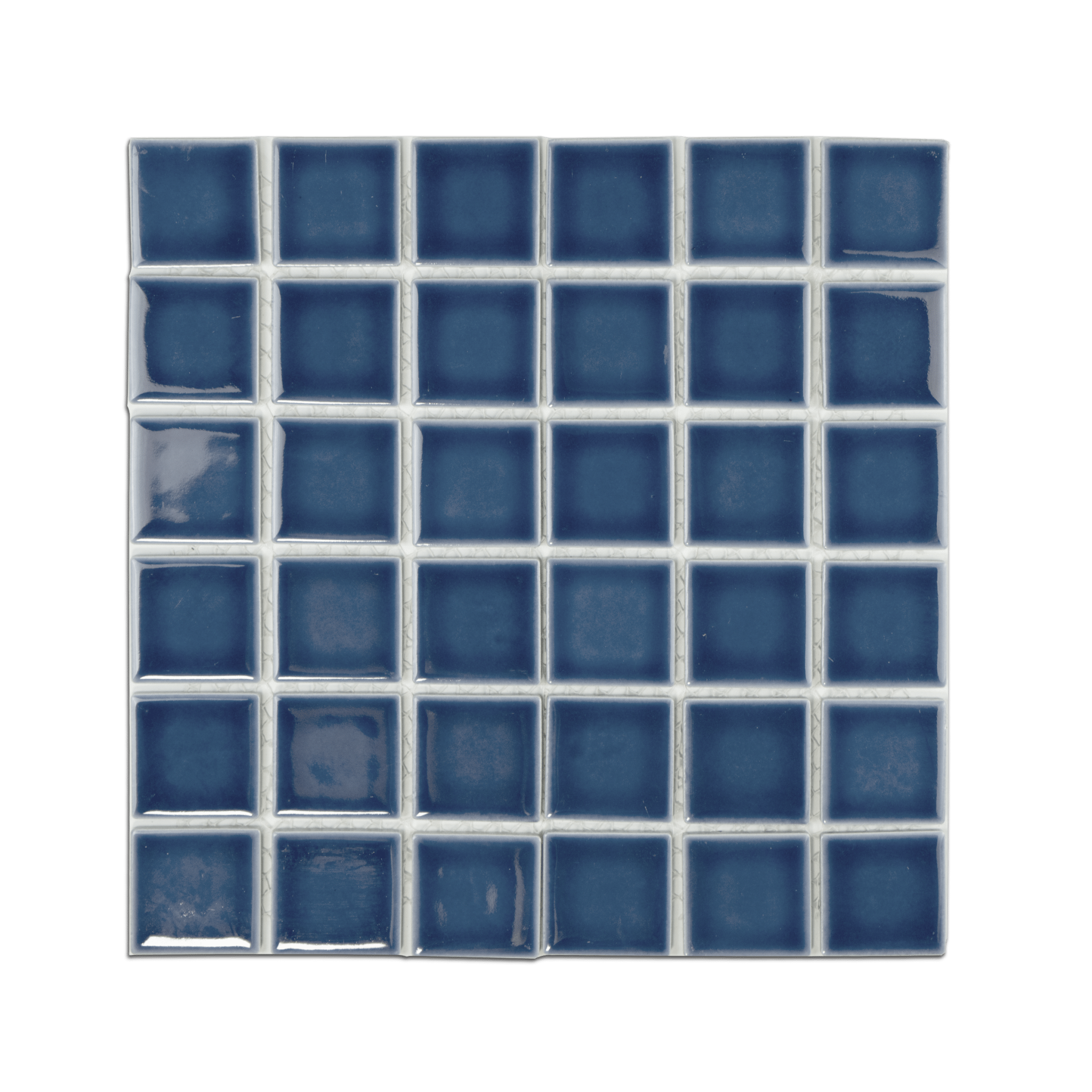 2x2 Navy Blue Pool Mosaic Tile - Cemento Collection