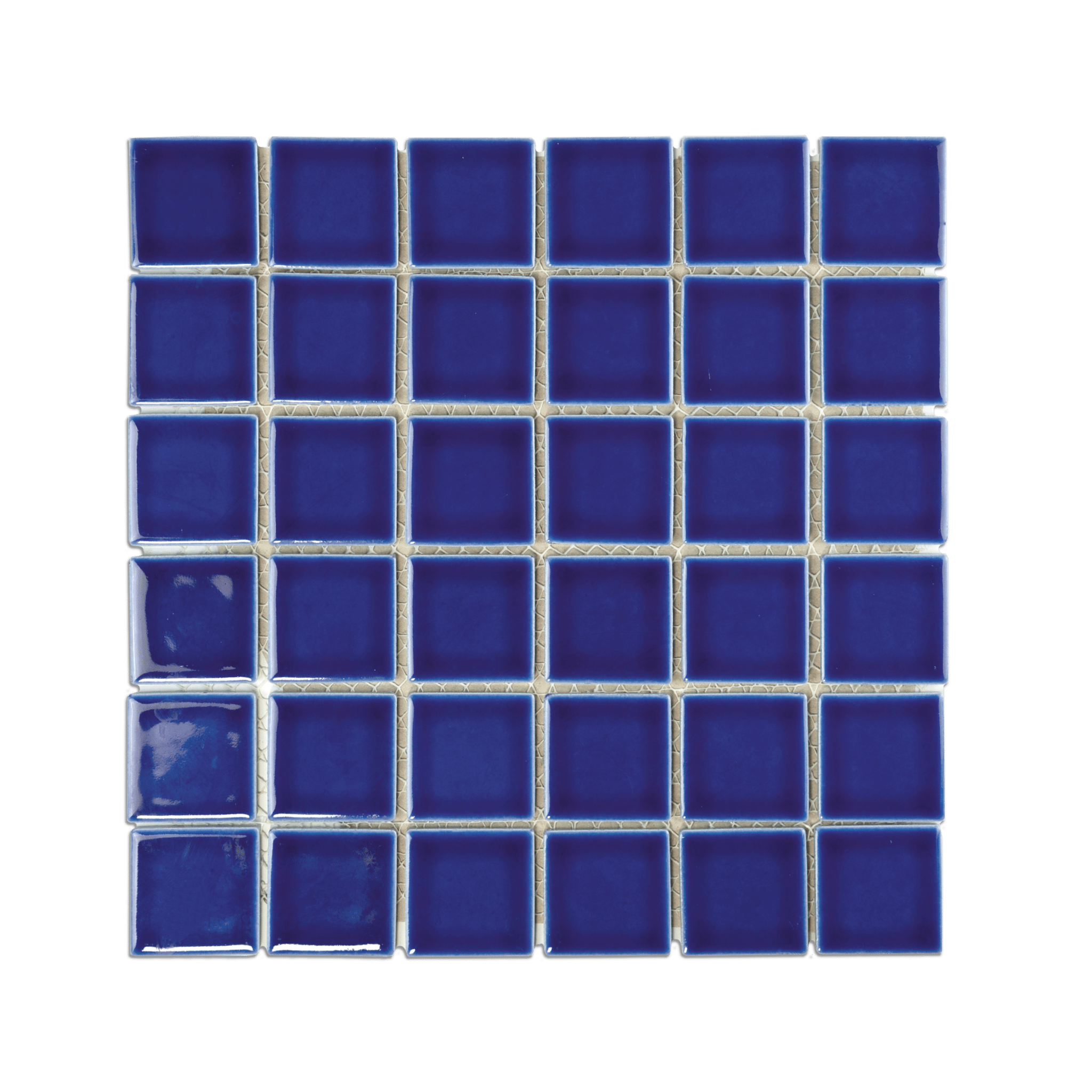 2x2 Royal Blue Pool Mosaic Tile - Cemento Collection