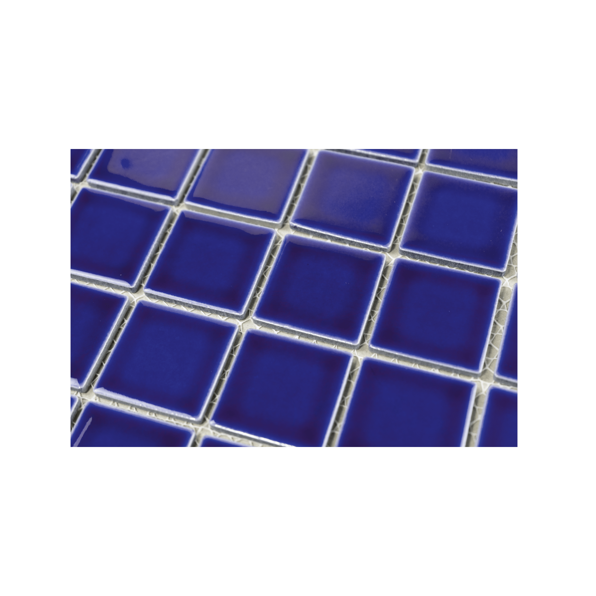 2x2 Royal Blue Pool Mosaic Tile - Cemento Collection