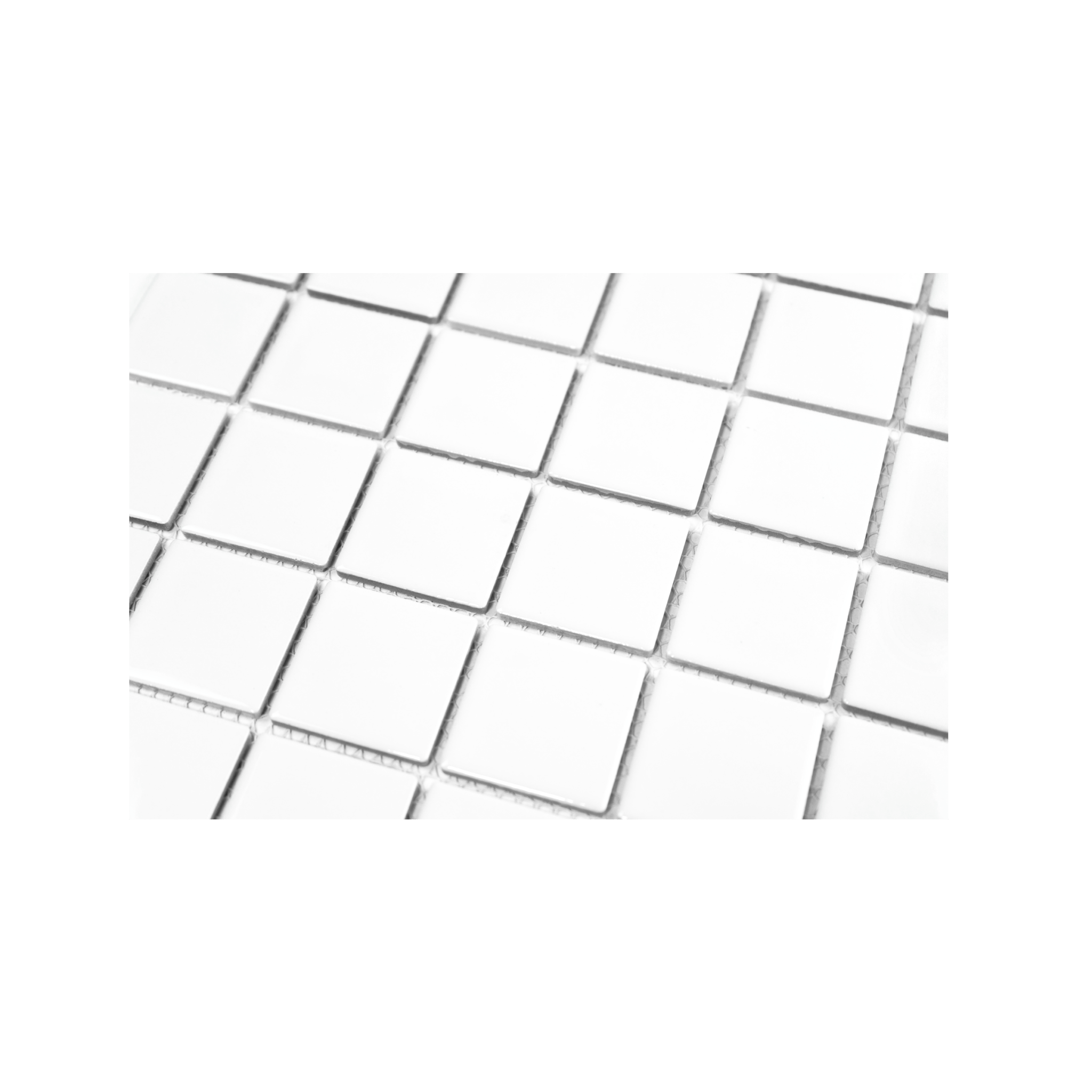 2x2 White Pool Mosaic Tile - Cemento Collection