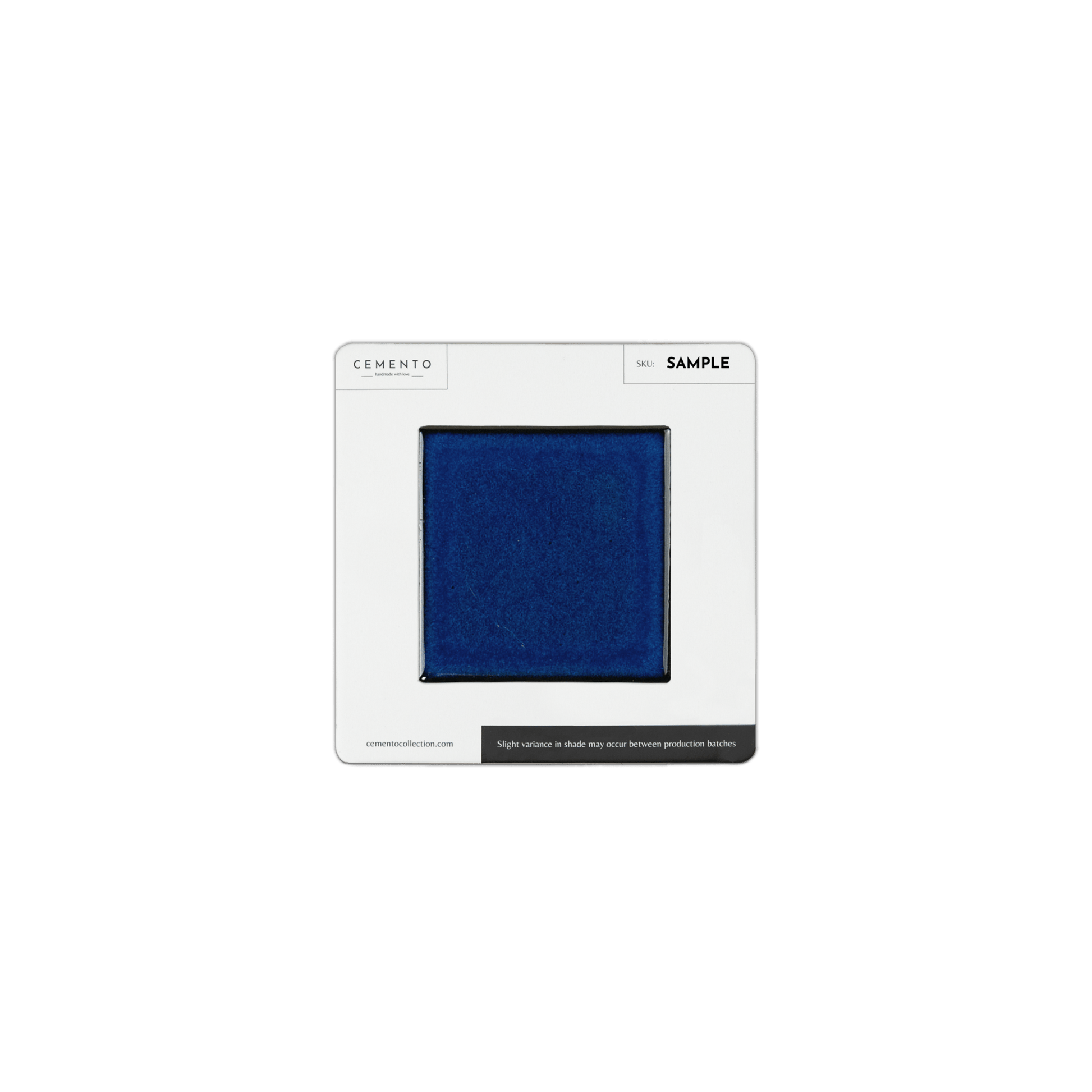 3x3 Cobalt Blue Pool Mosaic Tile - Cemento Collection