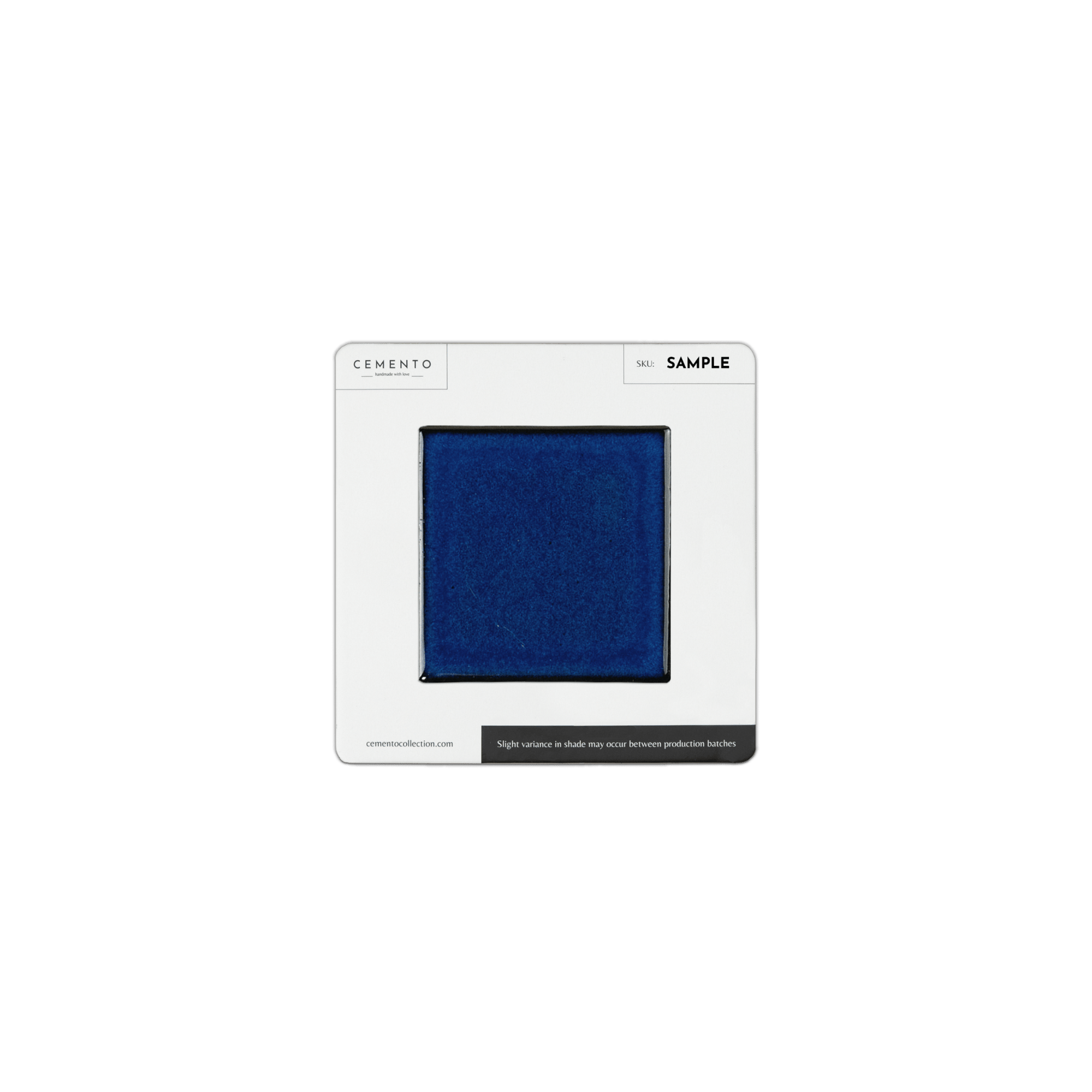 3x3 Cobalt Blue Pool Mosaic Tile - Cemento Collection