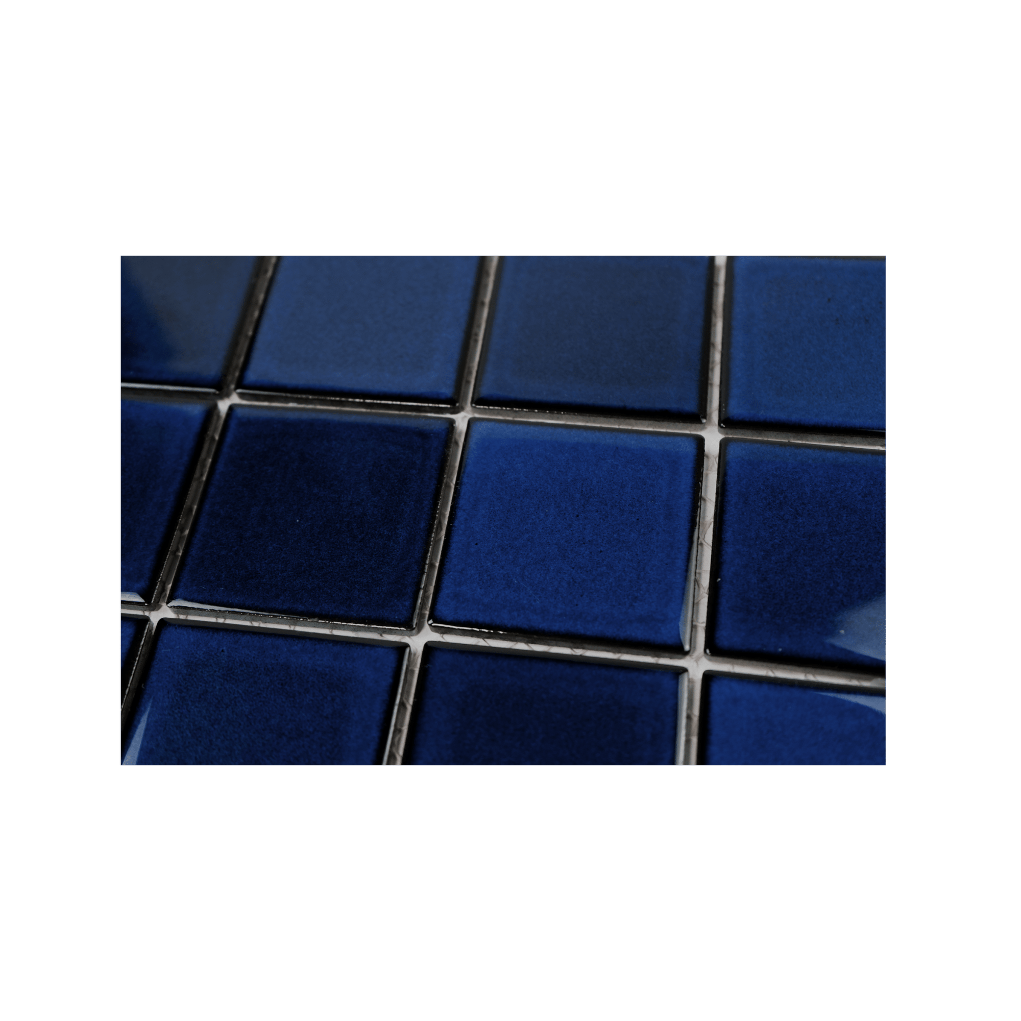 3x3 Cobalt Blue Pool Mosaic Tile - Cemento Collection