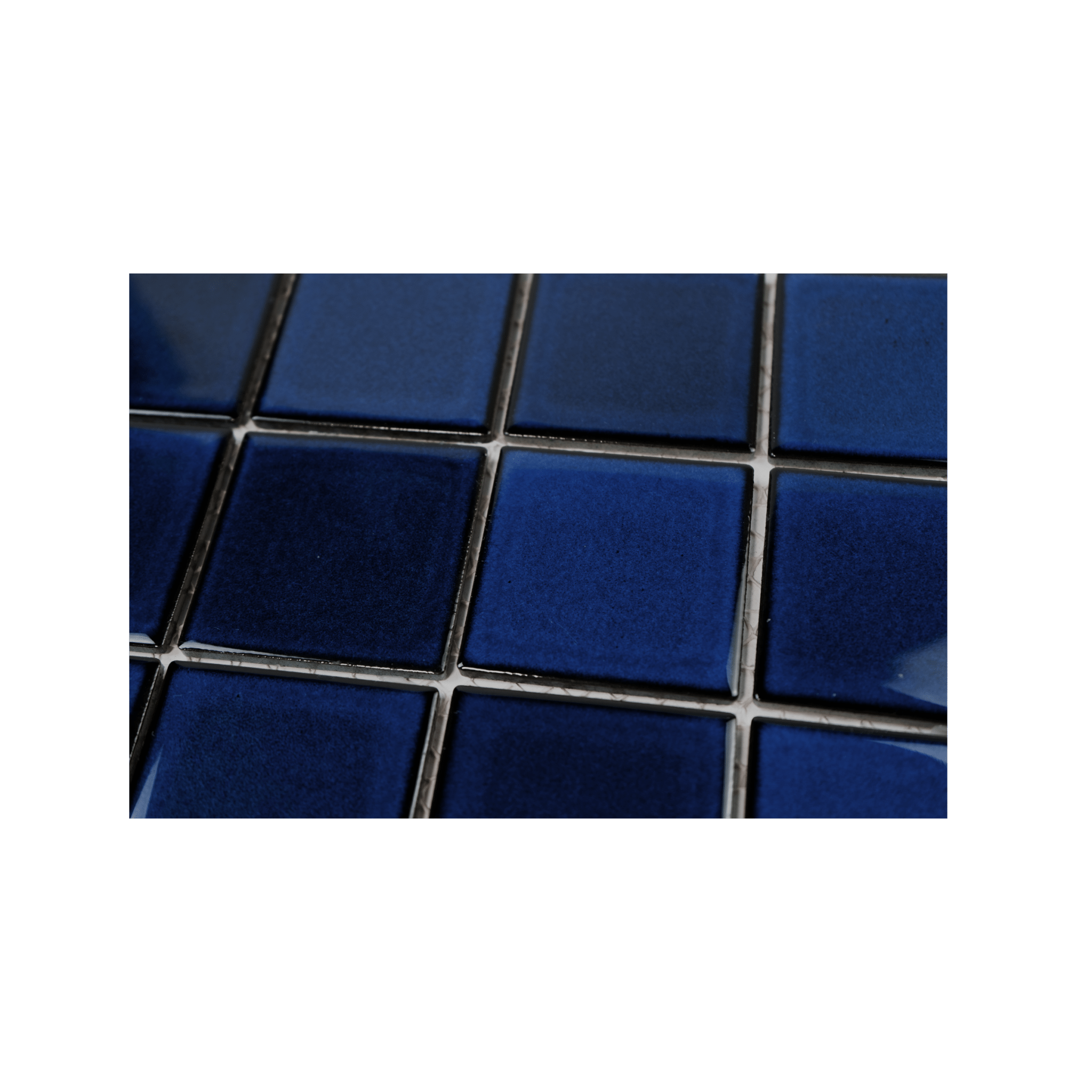 3x3 Cobalt Blue Pool Mosaic Tile - Cemento Collection