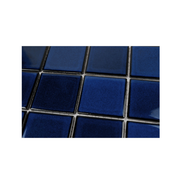 3x3 Cobalt Blue Pool Mosaic Tile - Cemento Collection