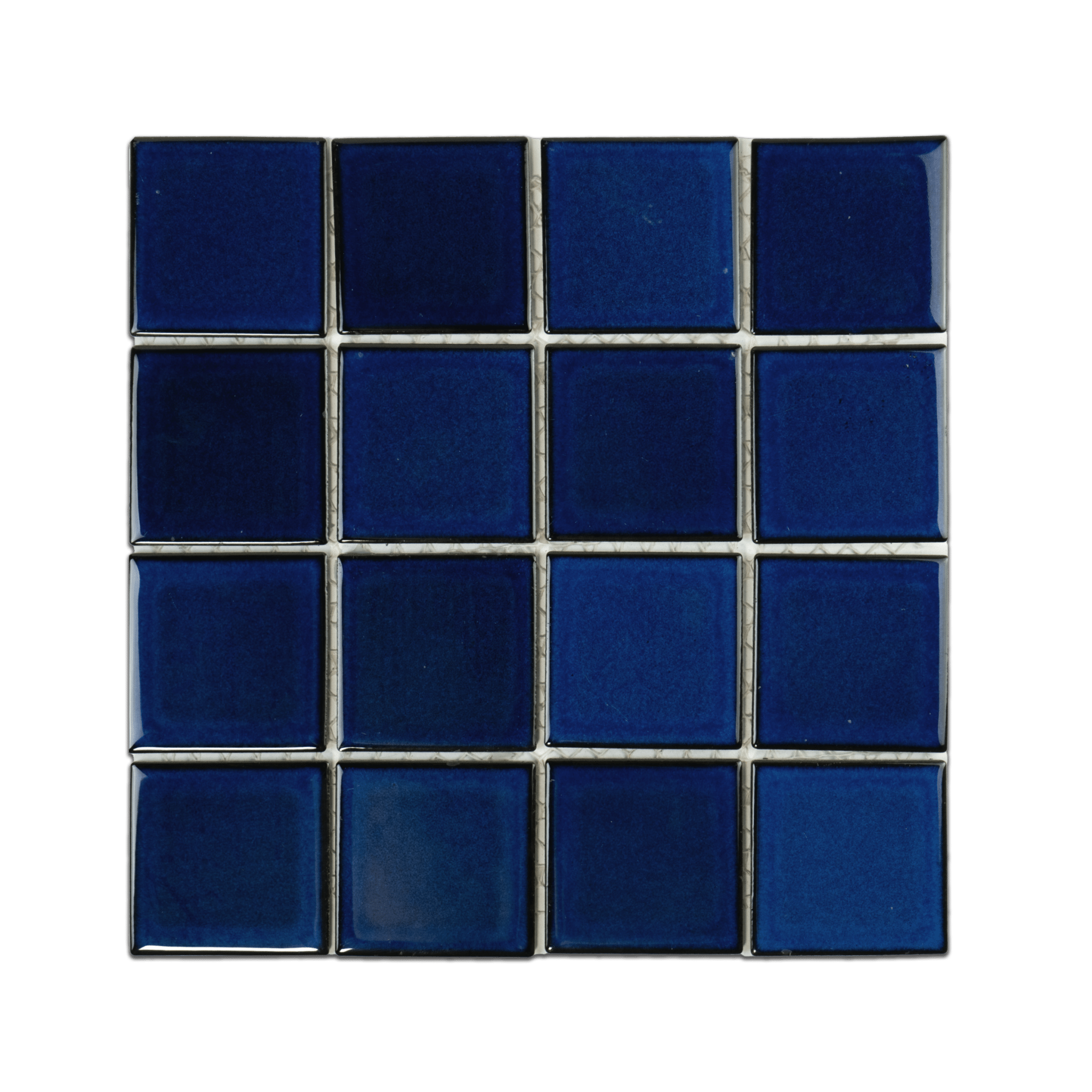 3x3 Cobalt Blue Pool Mosaic Tile - Cemento Collection