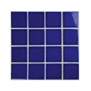 3x3 Royal Blue Pool Mosaic Tile - Cemento Collection