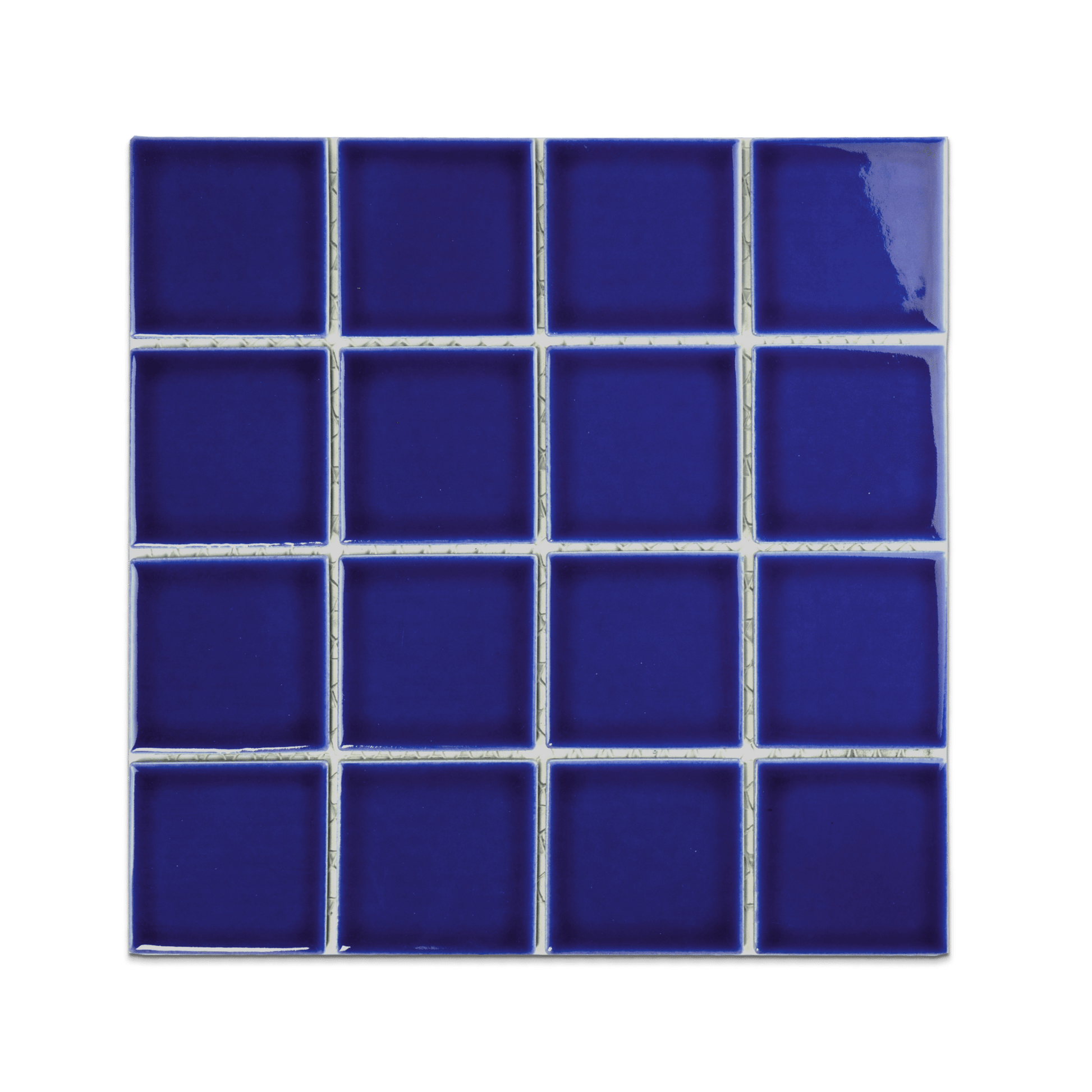 3x3 Royal Blue Pool Mosaic Tile - Cemento Collection