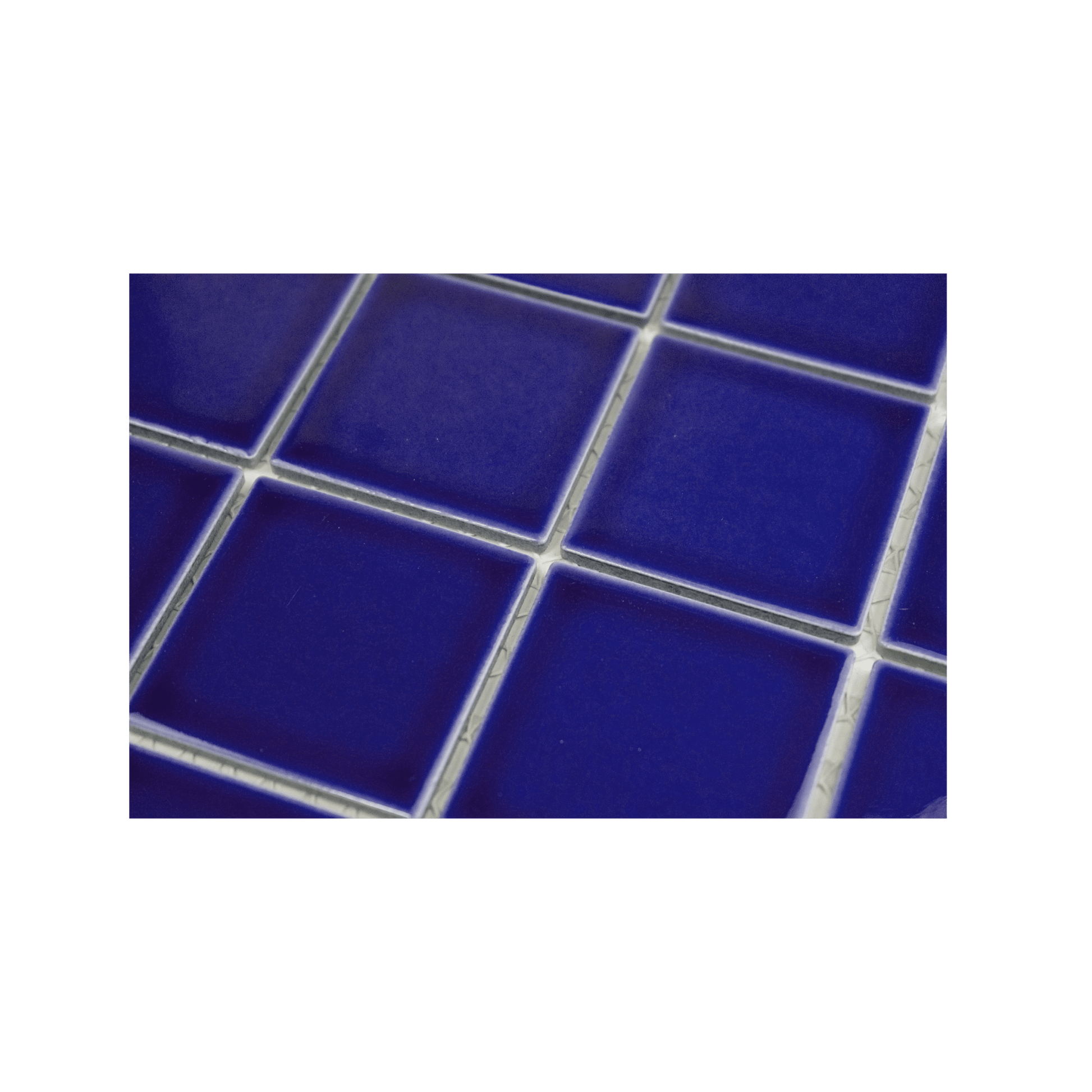 3x3 Royal Blue Pool Mosaic Tile - Cemento Collection