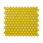 Yellow Glossy Hexagon Mosaic Tile - Lot of 64.8 Sq ft