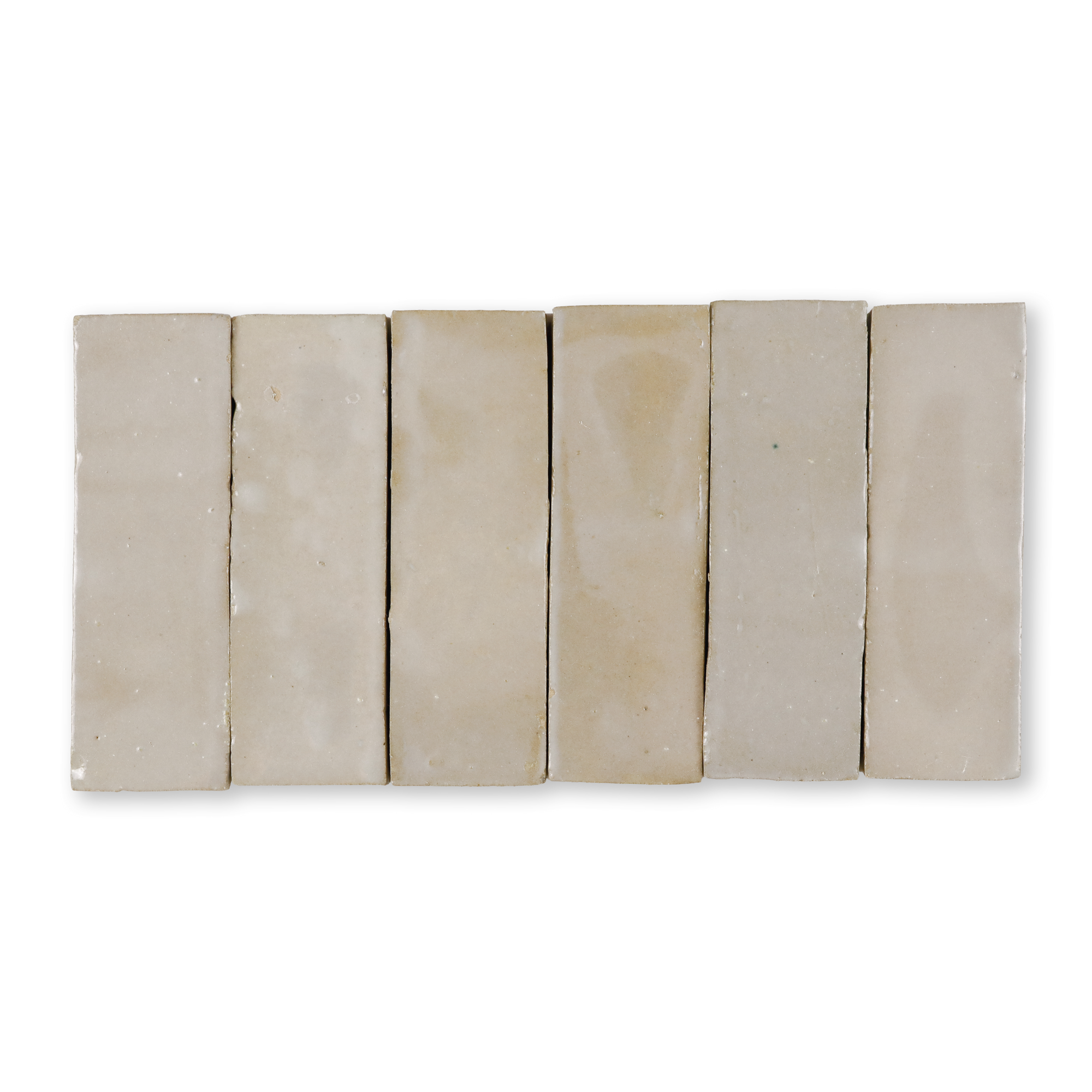 Moroccan Zellige 2x6 Ecru White Terracotta Tile