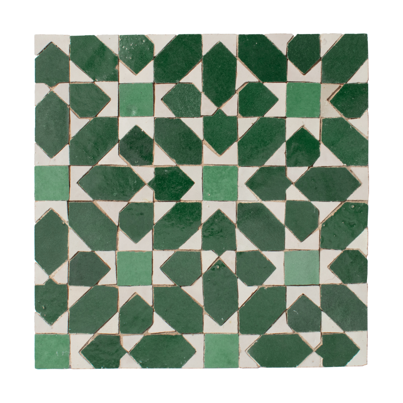 Moroccan Zellige Garden Green Mosaic