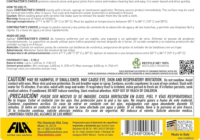 Contractor's Choice Sealer - 1 Galon (up 8.000 Sq.ft)