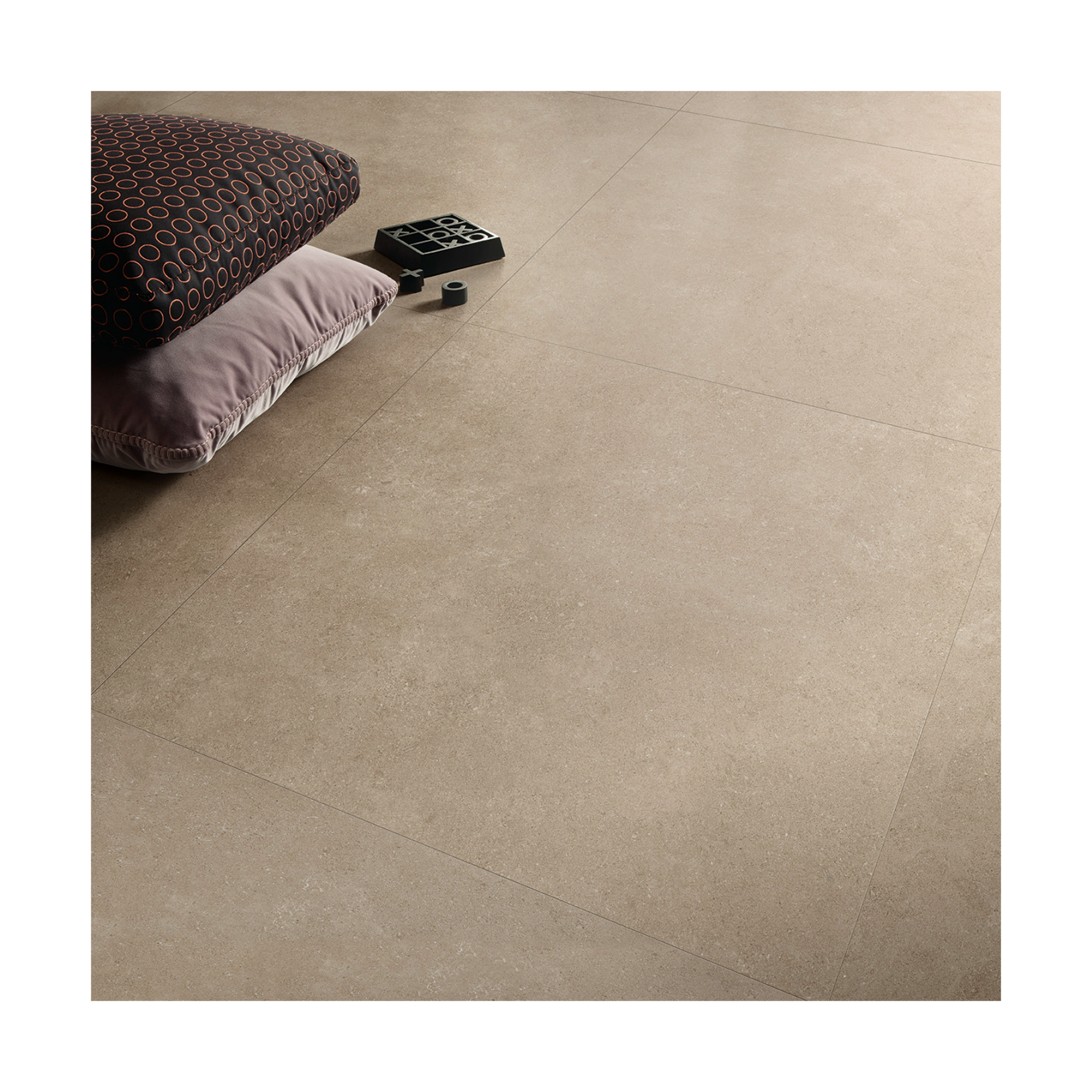 Lime Stone Tan Rectified 24x24 Porcelain Tile