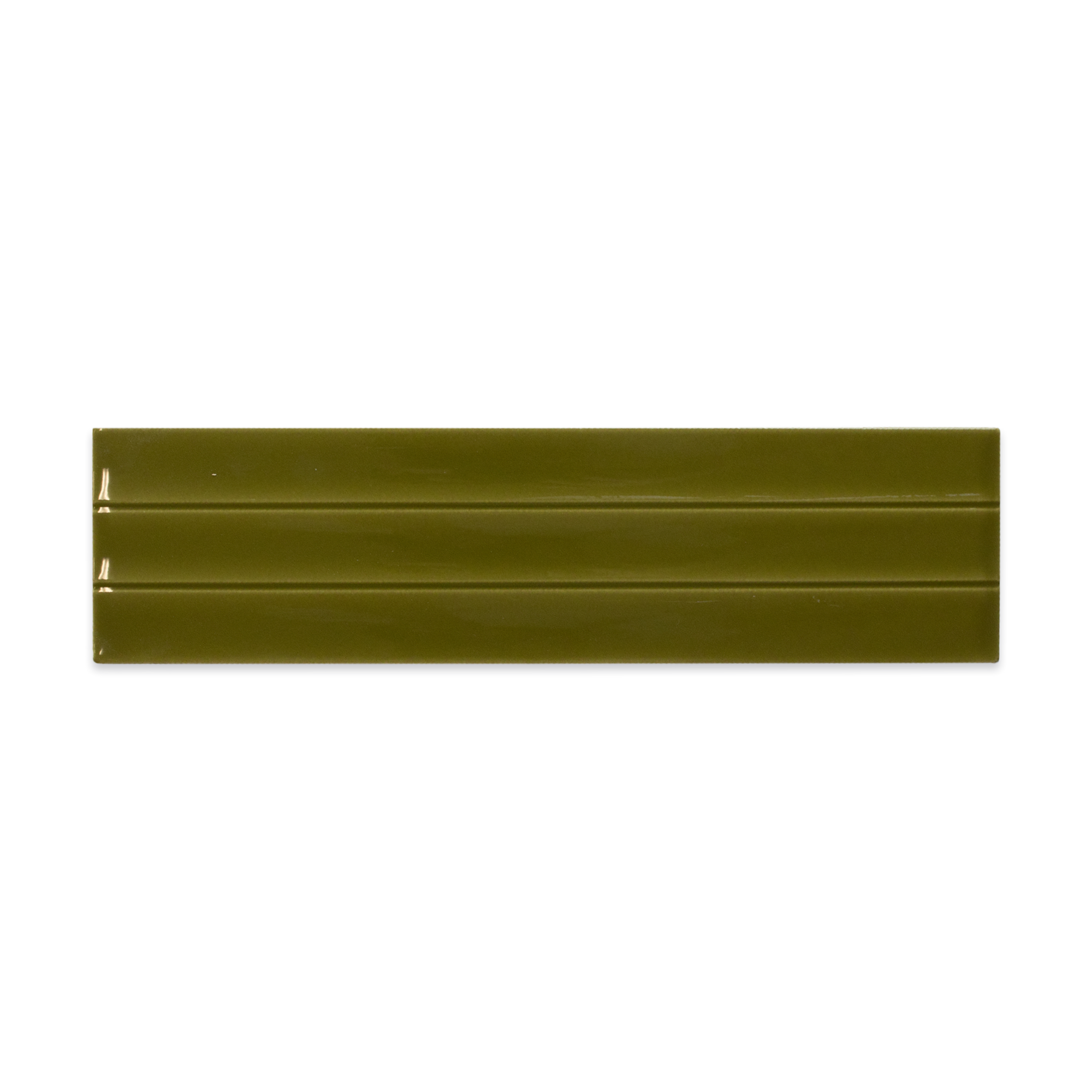 Abaque Bancha Green Flat 3x12 Subway Tile