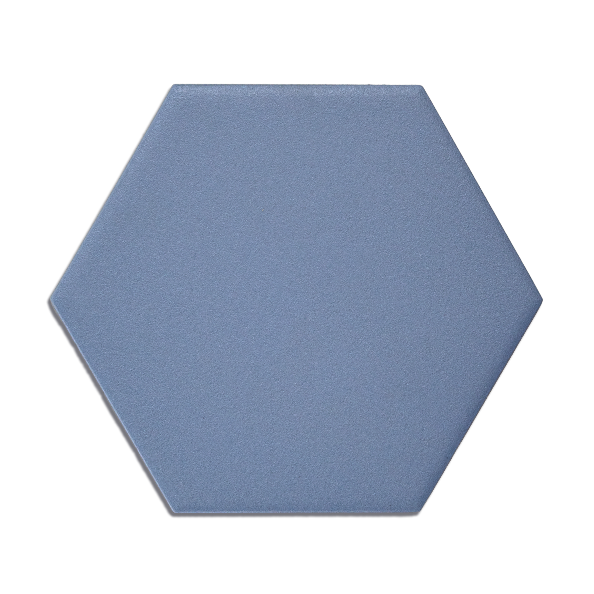 Trucco Hexagon Cornflower Blue 4.25x5 Full Body Porcelain Tile