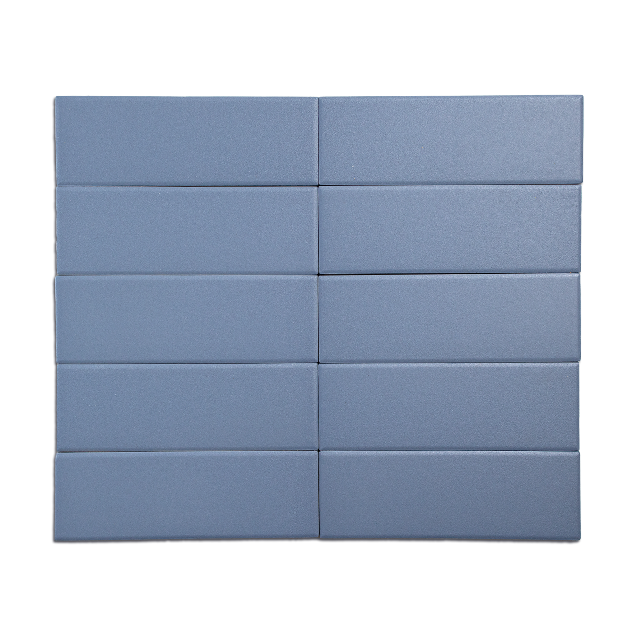 Trucco Rectangle Cornflower Blue 2x5.5 Full Body Porcelain Tile