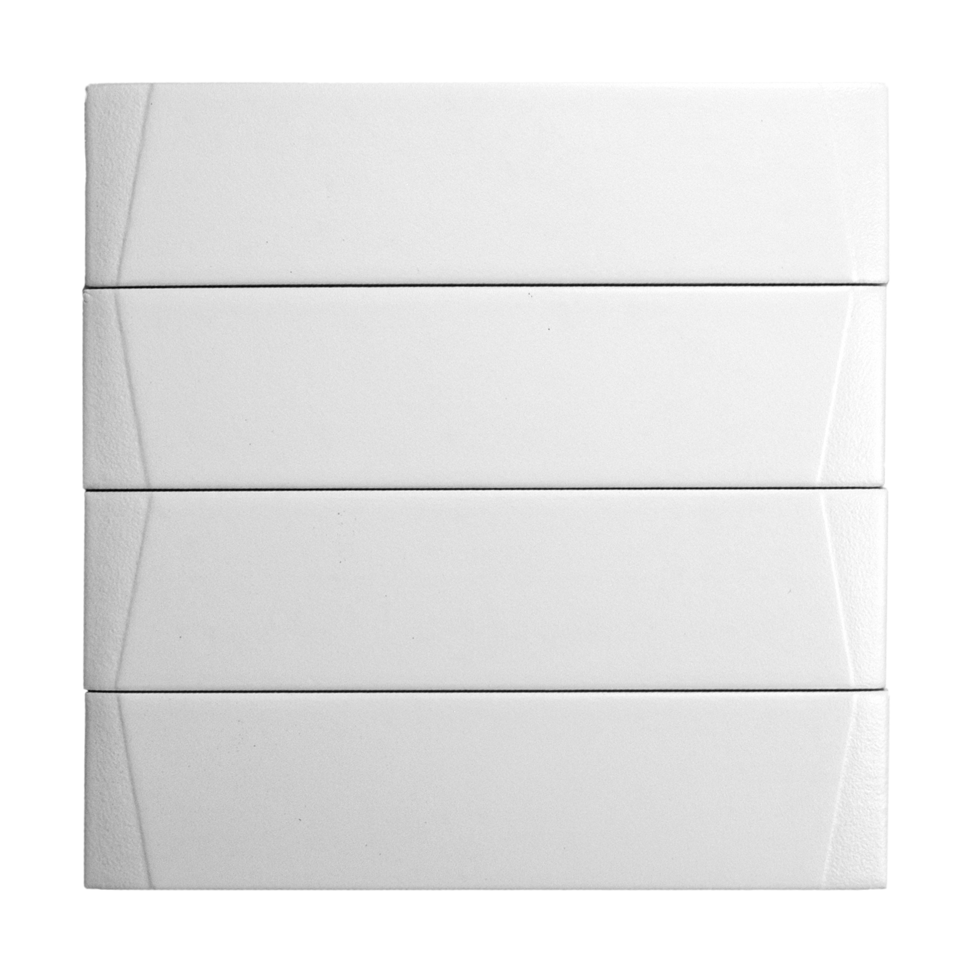 Venture Eggshell 3x12 White Matte Subway Tile