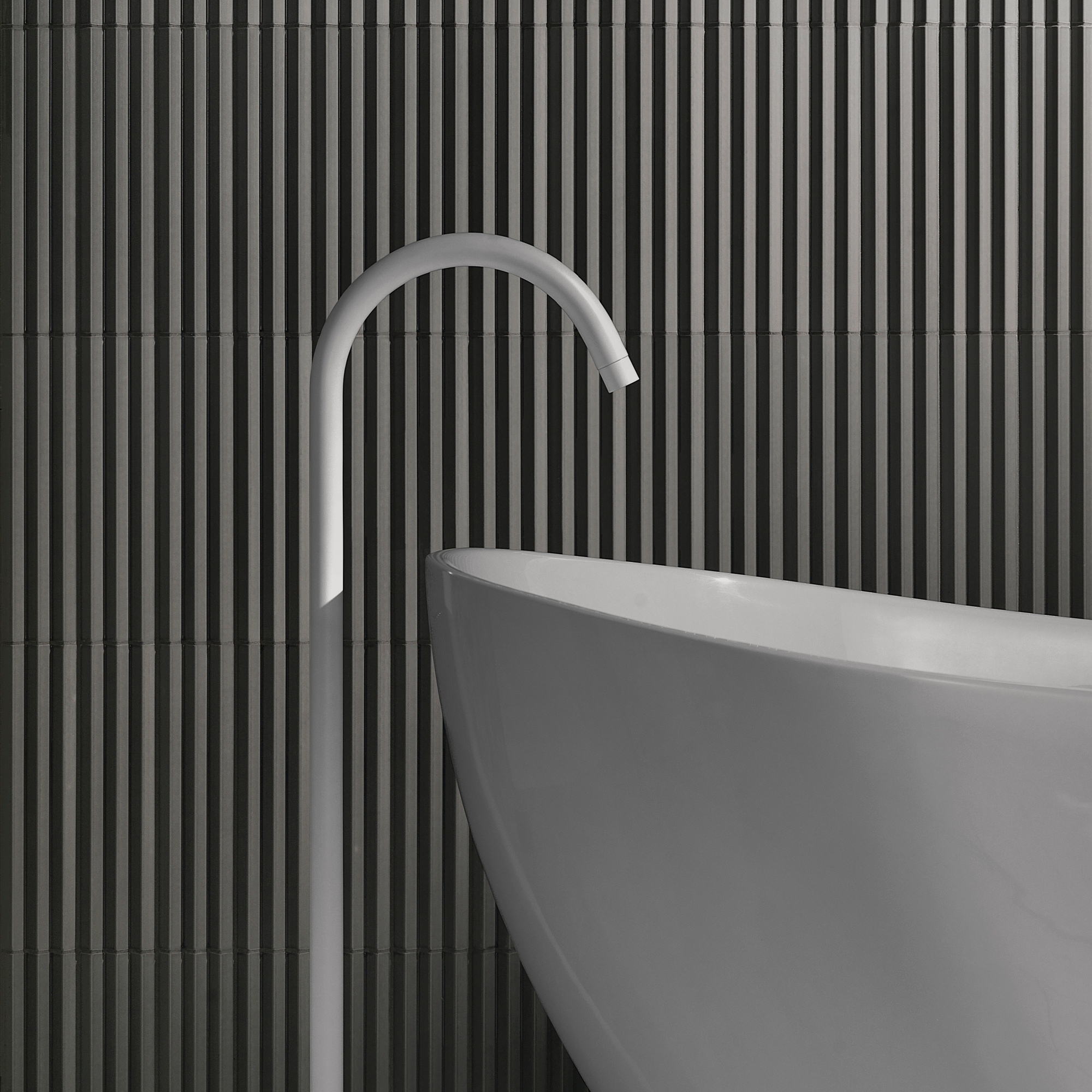 Abaque Raven Ash Grey 3D 3x12 Subway Tile