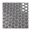 Dark Gray Glossy Penny Round Mosaic Tile - Lot of 79.2 Sq ft - Cemento Collection