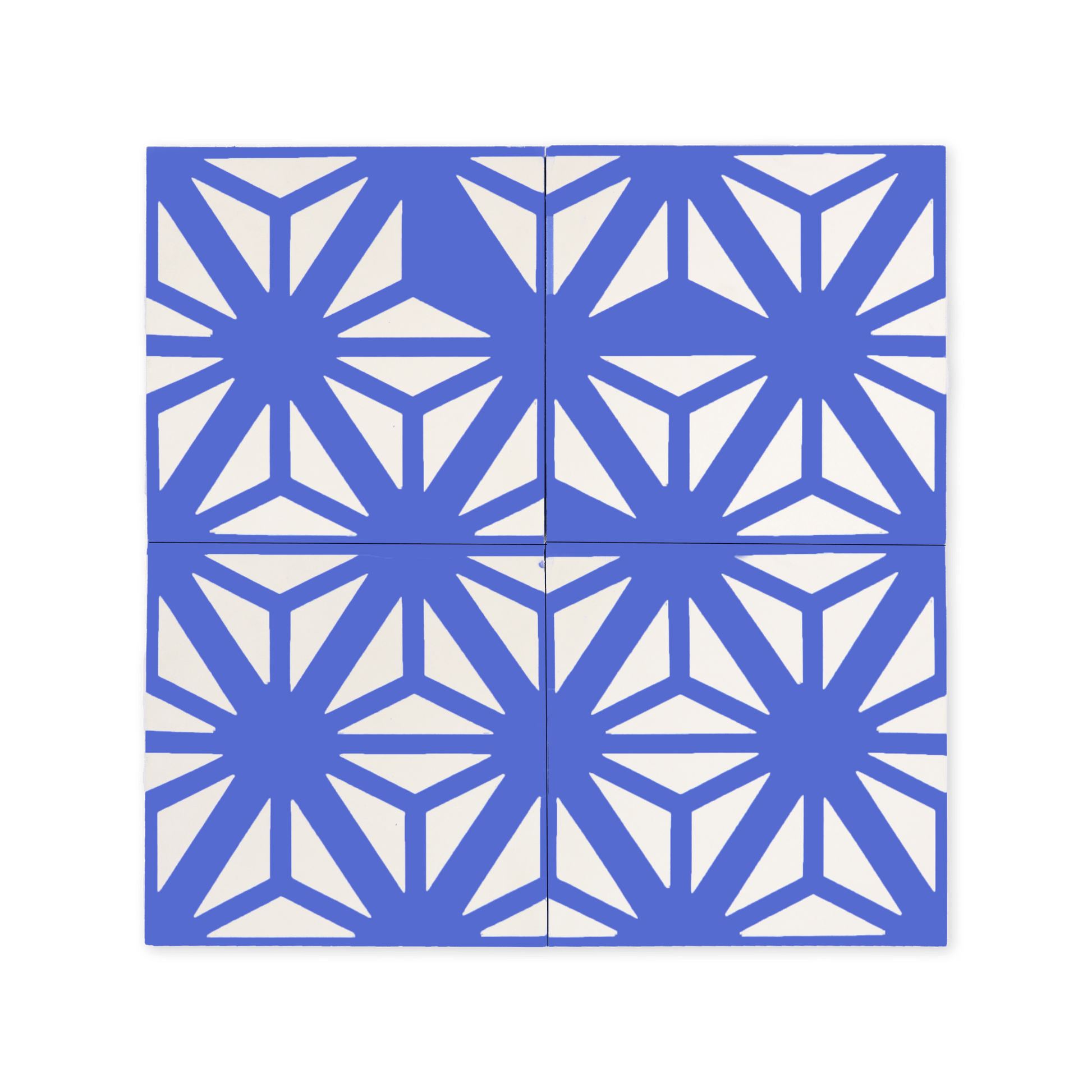 Estrella Lapis Blue Cement Tile - Lot of 85 Sq ft - Cemento Collection