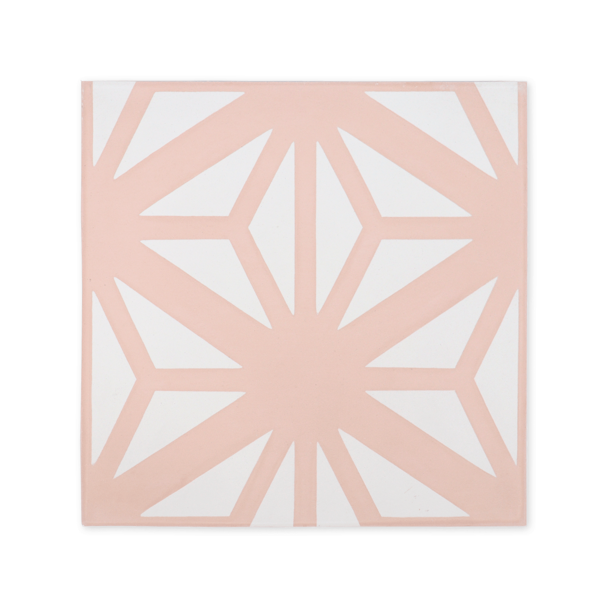 Estrella Pink Cement Tile - Lot of 122 Sq ft - Cemento Collection