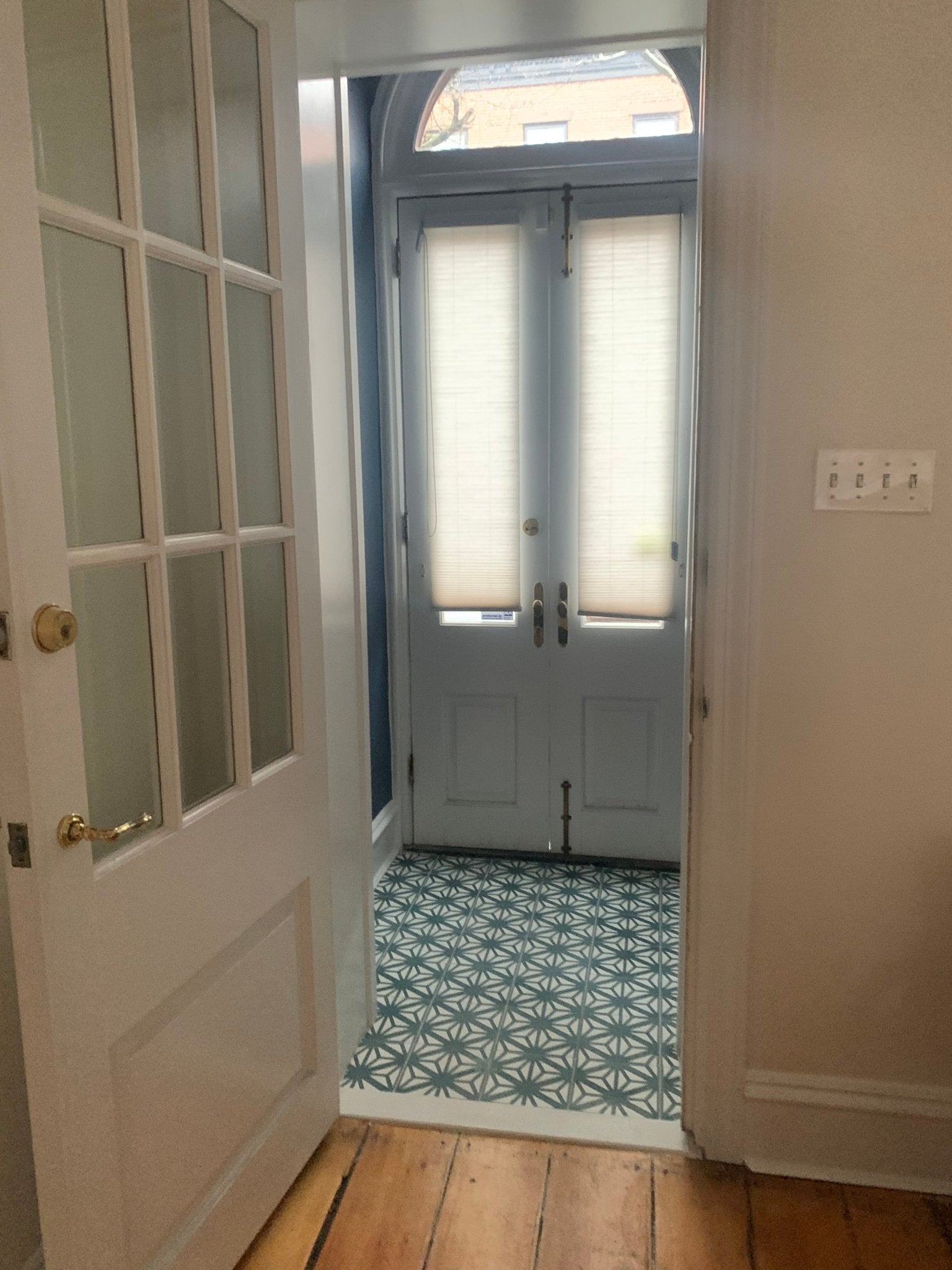 Estrella Teal Green Cement Tile - Lot of 95 Sq ft - Cemento Collection