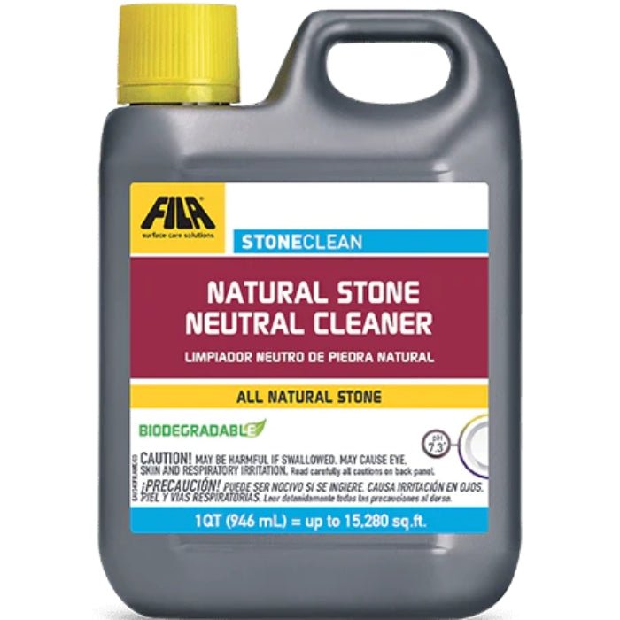 FILA Stone Clean - Natural Stone Neutral Cleaner Biodegradable - 1 Qt (15.280 sq.ft) - Cemento Collection