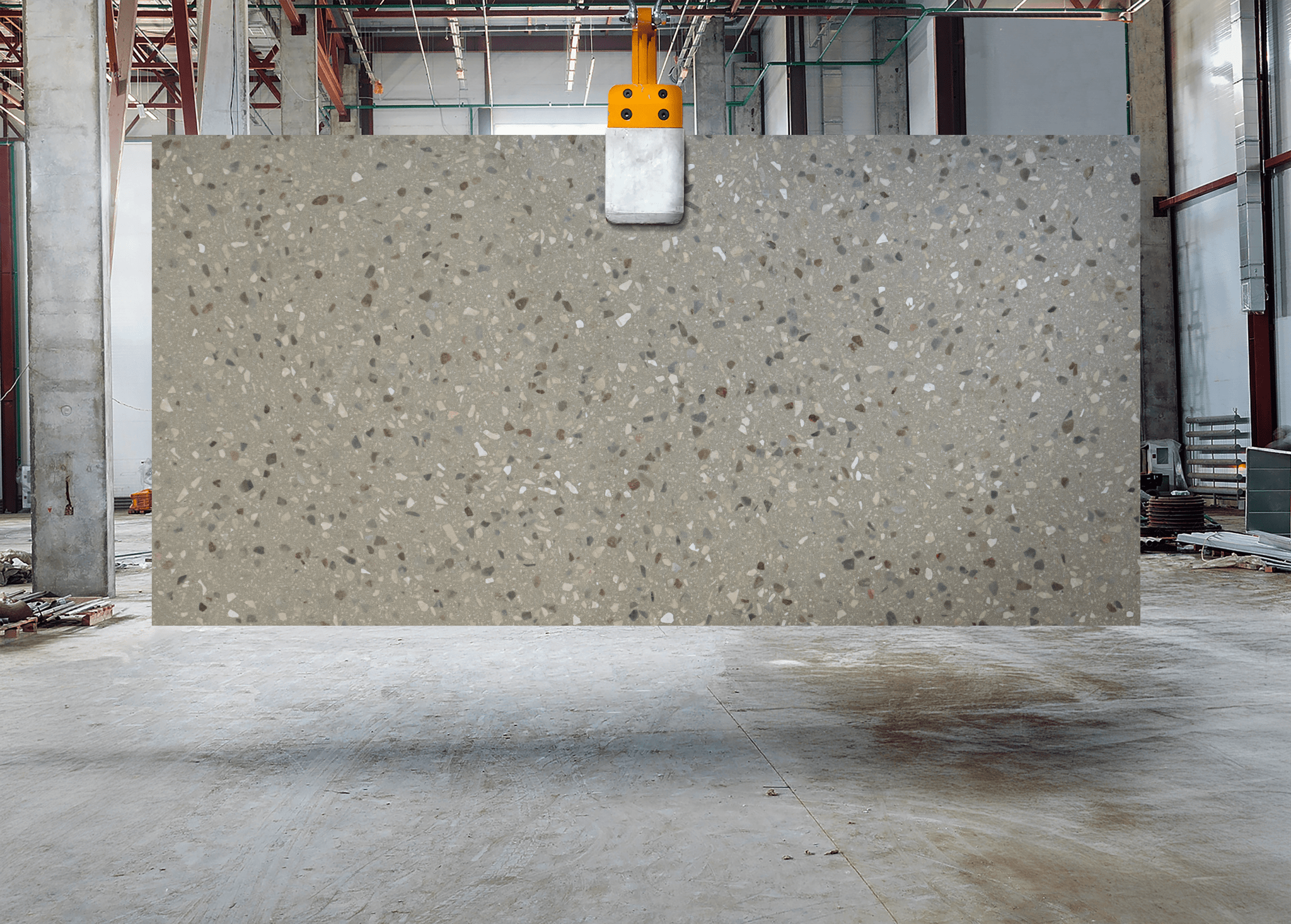 Giglio Terrazzo Slab - Cemento Collection