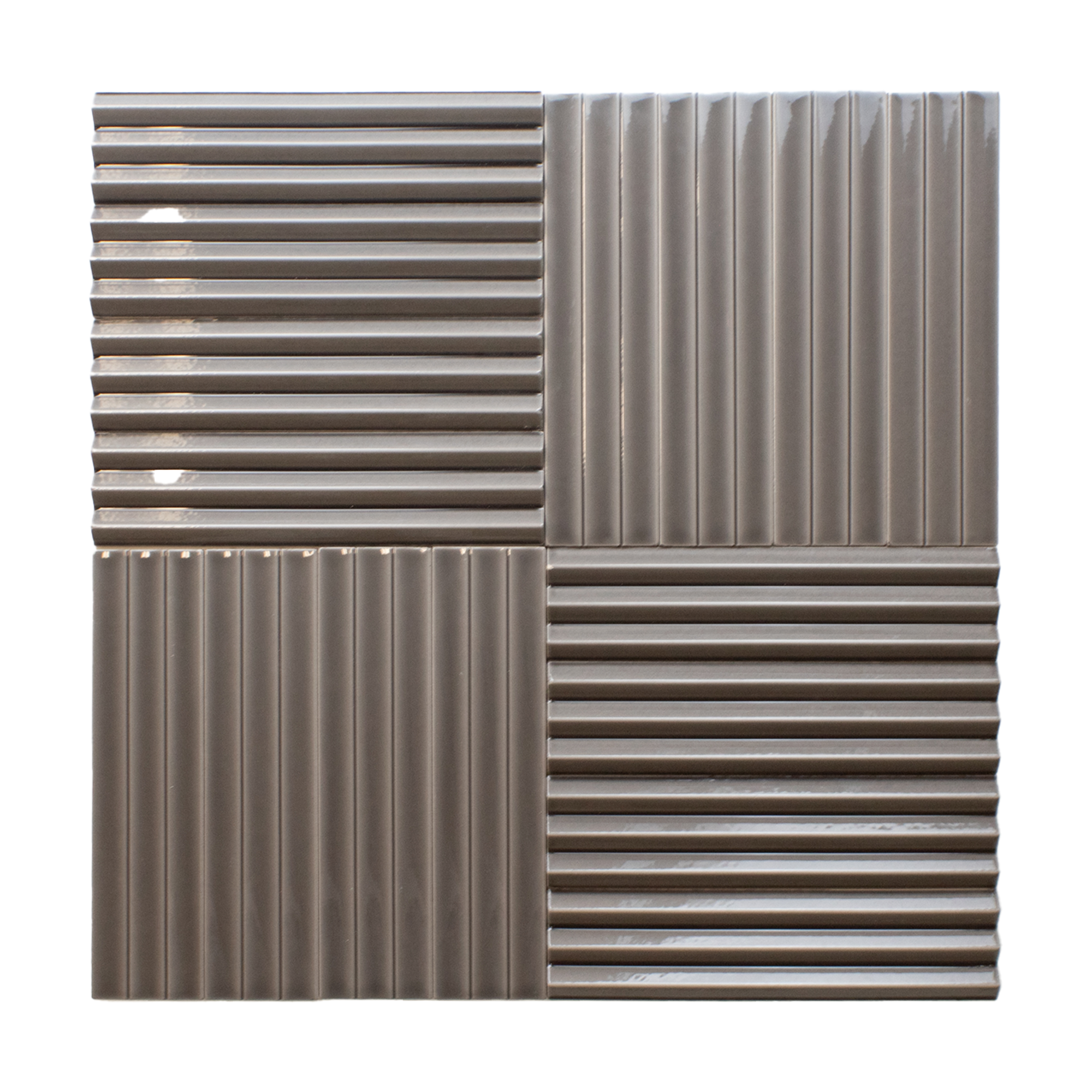 Abaque Raven Ash Grey 3D 3x12 Subway Tile