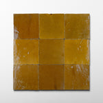 Handmade Moroccan Zellige 4x4 Cognac Brown Terracotta Tile - Cemento Collection