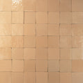 Handmade Moroccan Zellige 4x4 Living Coral Terracotta Tile - Cemento Collection