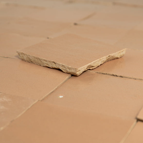 Handmade Moroccan Zellige 4x4 Living Coral Terracotta Tile - Cemento Collection