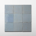 Handmade Moroccan Zellige 4x4 Violet Terracotta Tile - Cemento Collection