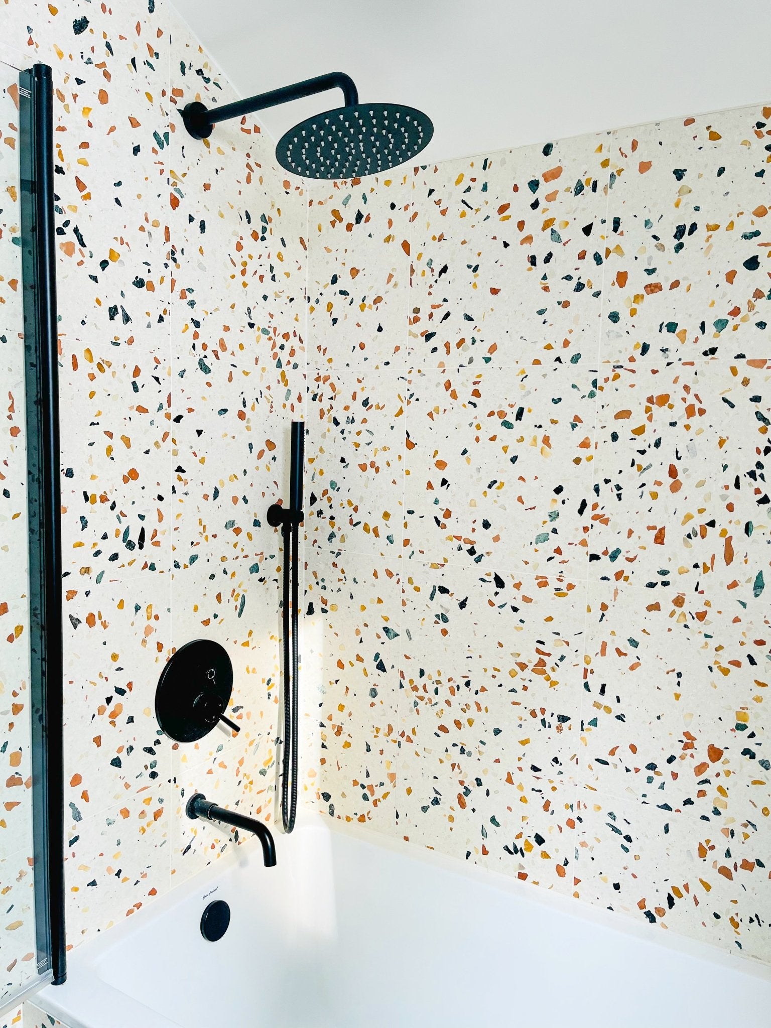 Levanzo Cream 16x16 Terrazzo Tile - Cemento Collection