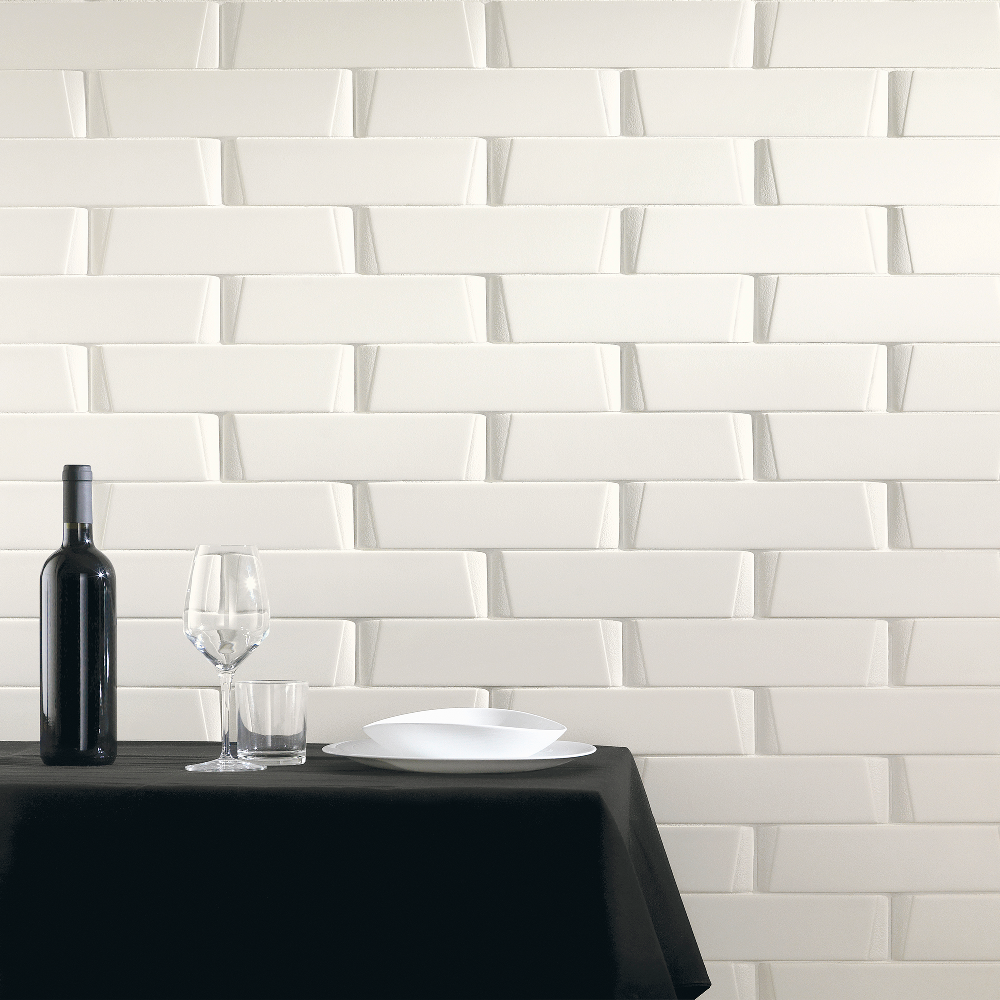 Venture Eggshell 3x12 White Matte Subway Tile