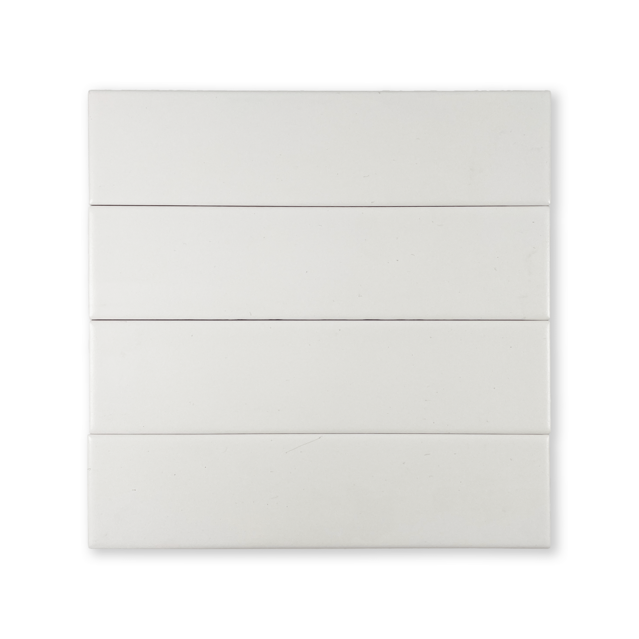 Manhattan Brick 2.5x10 Snow White Matte Porcelain Tile - Lot of 122.94 Sq ft - Cemento Collection