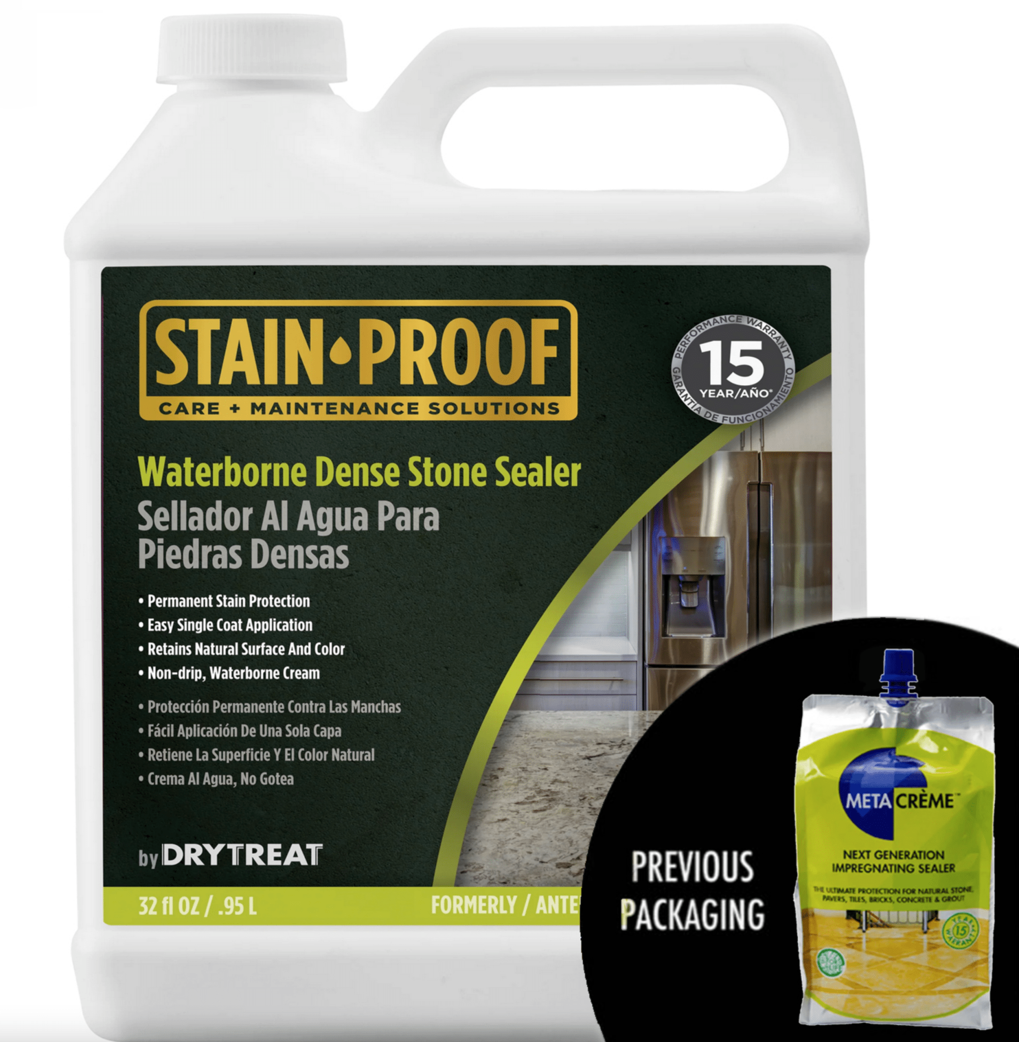 Meta Crème by Dry Treat - Next Generation Impregnating Sealer - 1 Qt (946 mL) - Cemento Collection