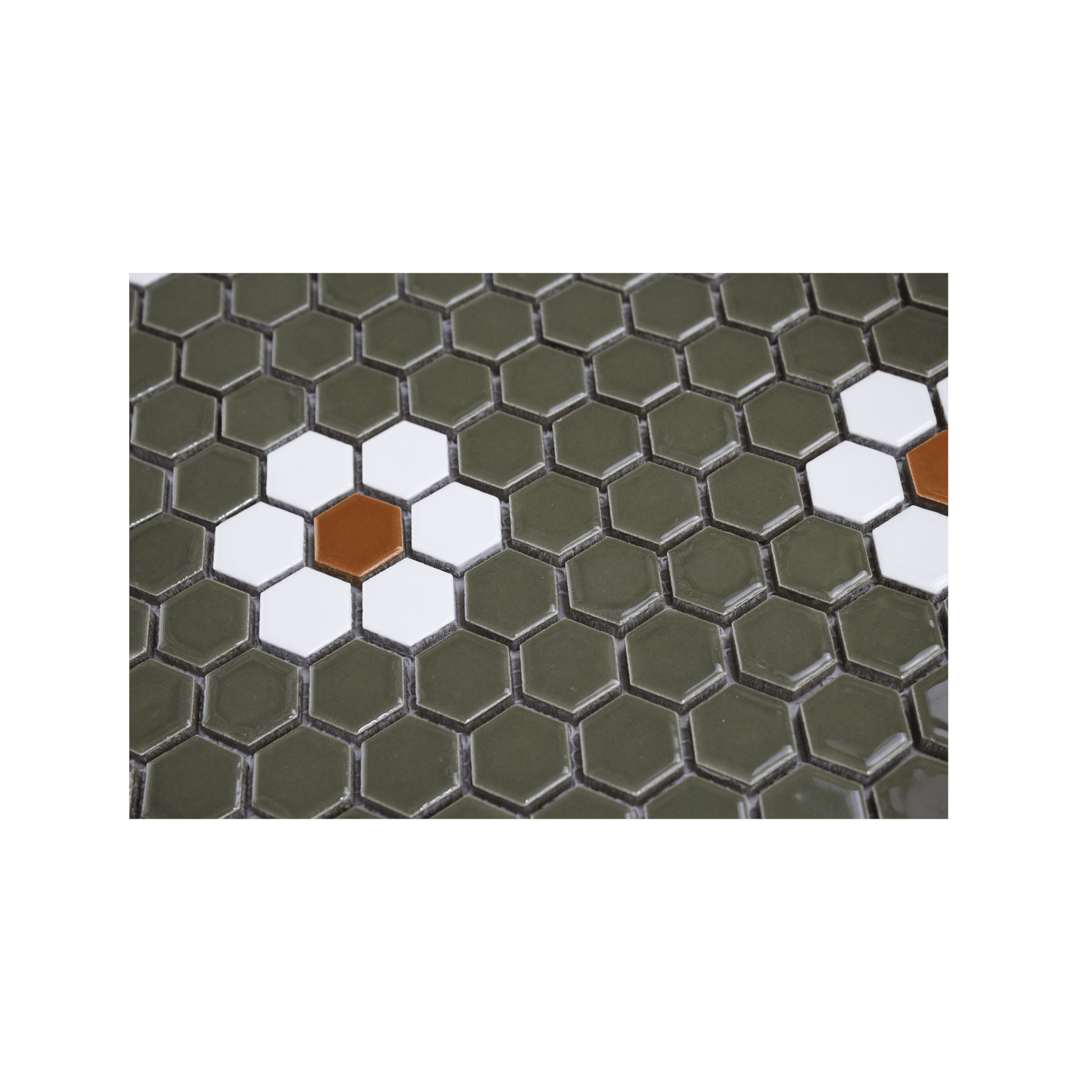 Hexagon porcelain tile