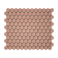 Peach 1" Hexagon Matte Porcelain Mosaic Tile - Cemento Collection