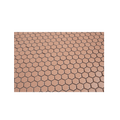 Peach 1" Hexagon Matte Porcelain Mosaic Tile - Cemento Collection
